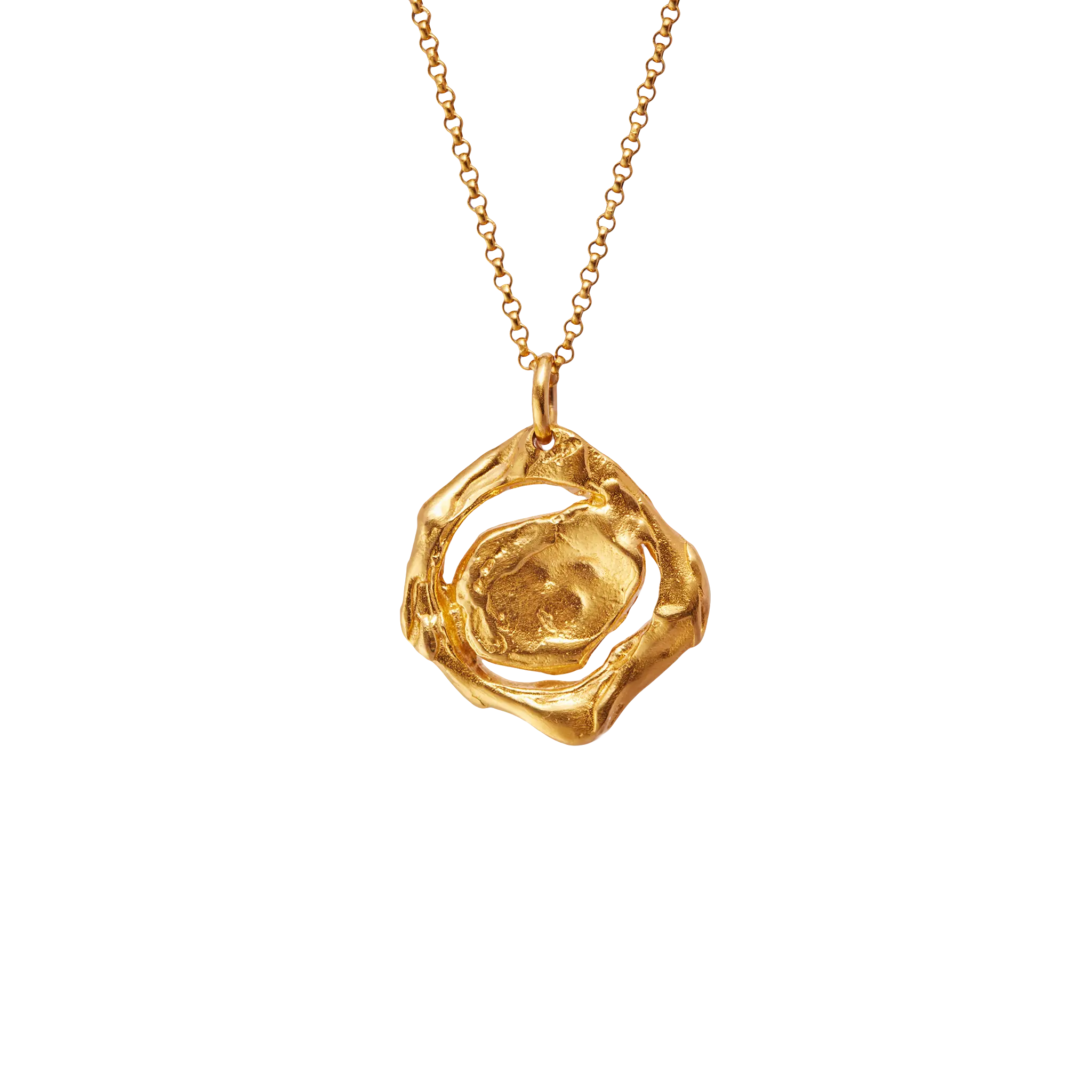 AMULETO - Handmade gold plated necklace | Simuero AMULETO - Handmade gold plated necklace | Simuero