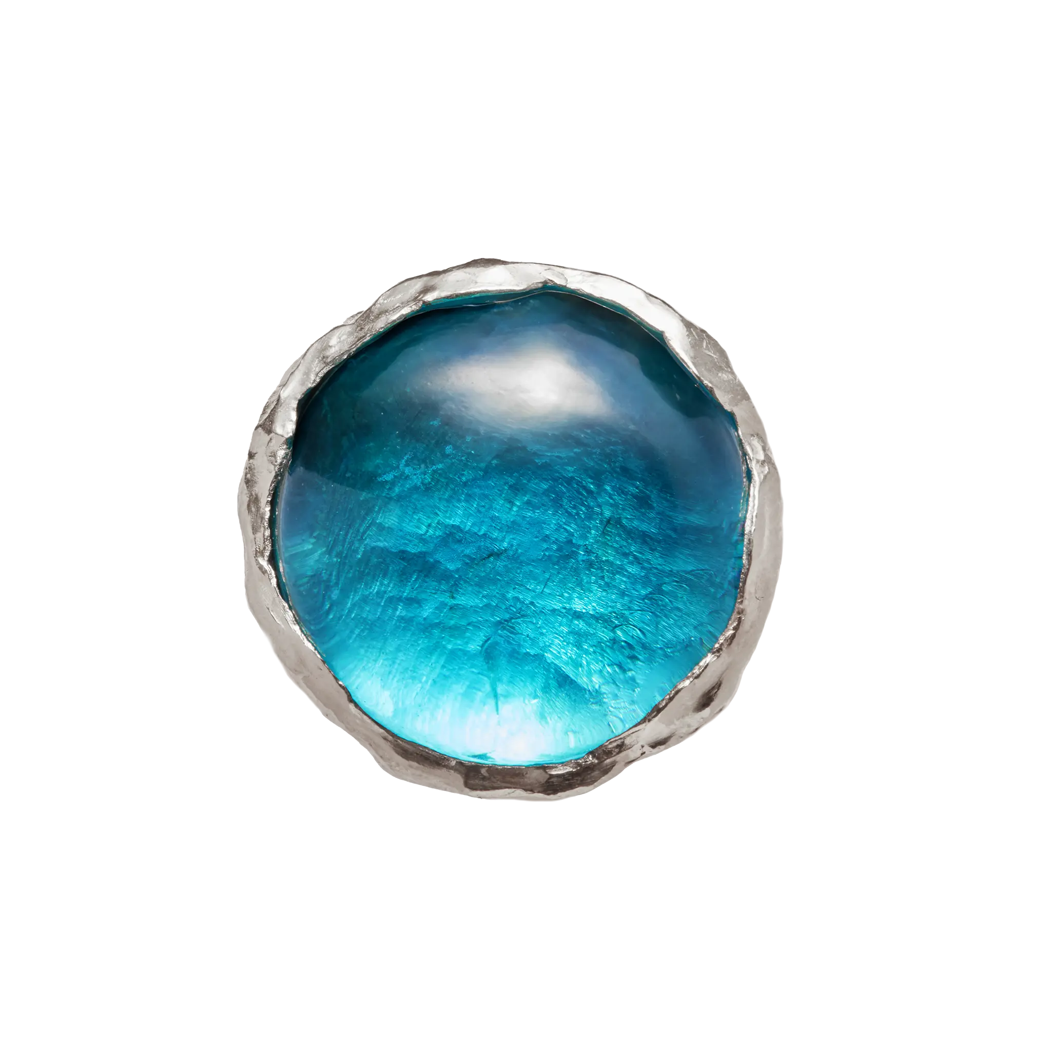 ATOLÓN BLUE - Handmade silver ring | Simuero ATOLÓN BLUE - Handmade silver ring | Simuero