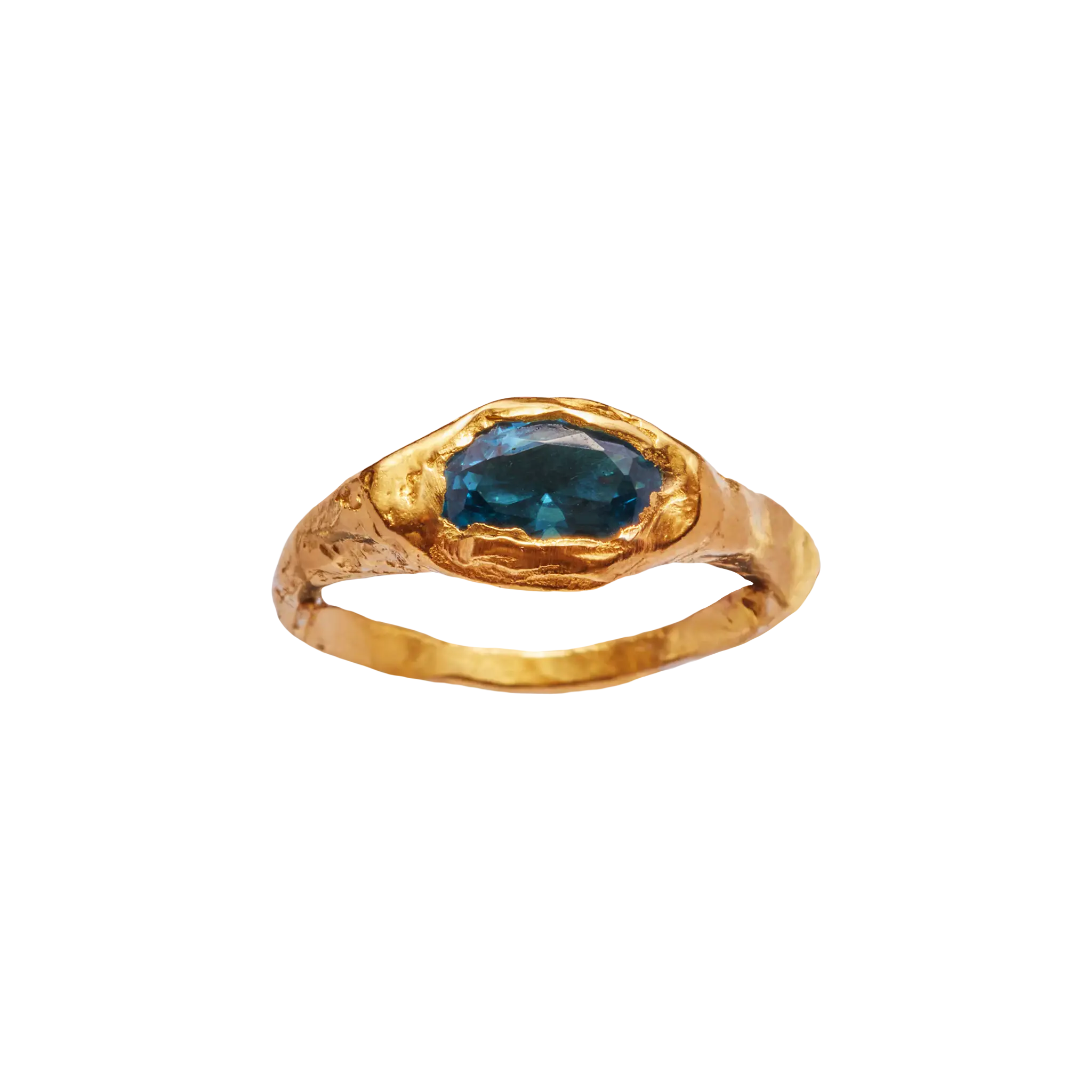 FARO FORMENTOR - Anillo artesanal bañado en oro | Simuero FARO FORMENTOR - Anillo artesanal bañado en oro | Simuero