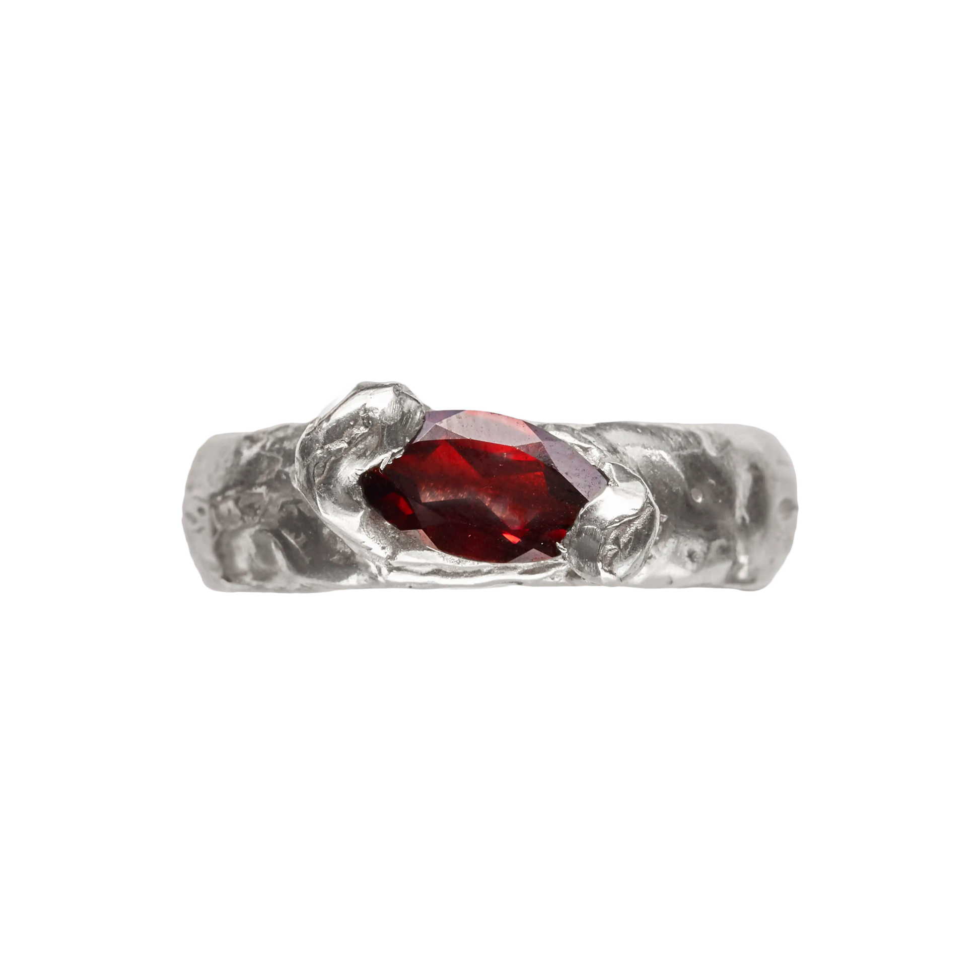 シムエロ シルバーリング simuero 11747391 Ours Enero - Handmade silver ring | Simuero