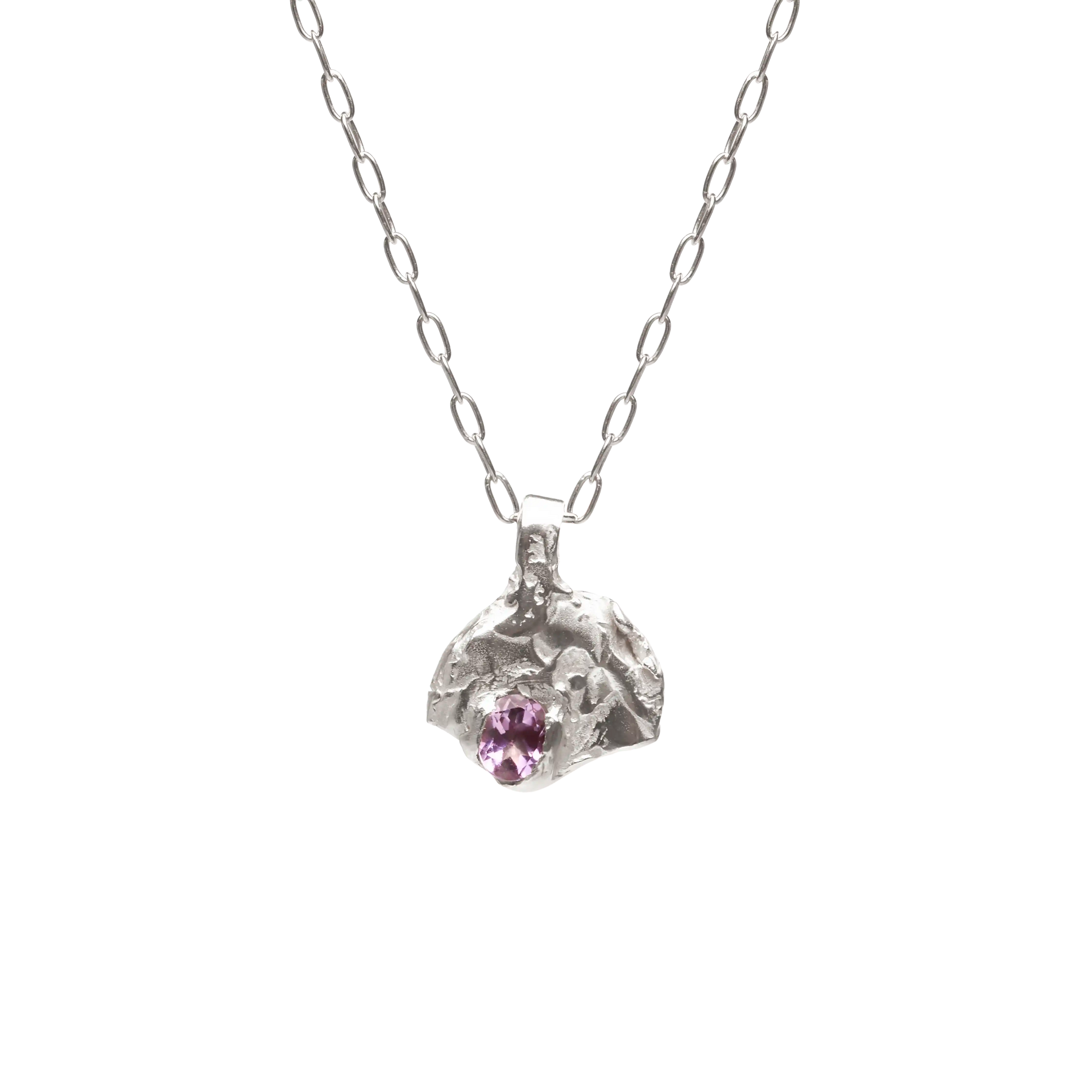 FEBRERO - Handmade silver necklace | Simuero