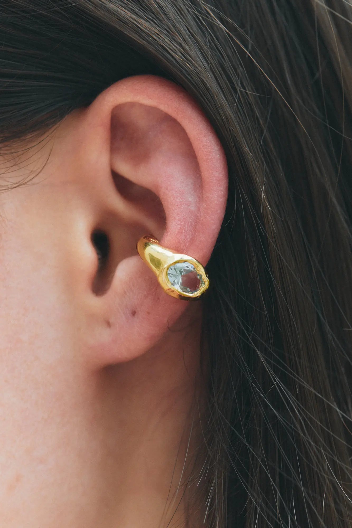 Faro Blue Ear Cuff