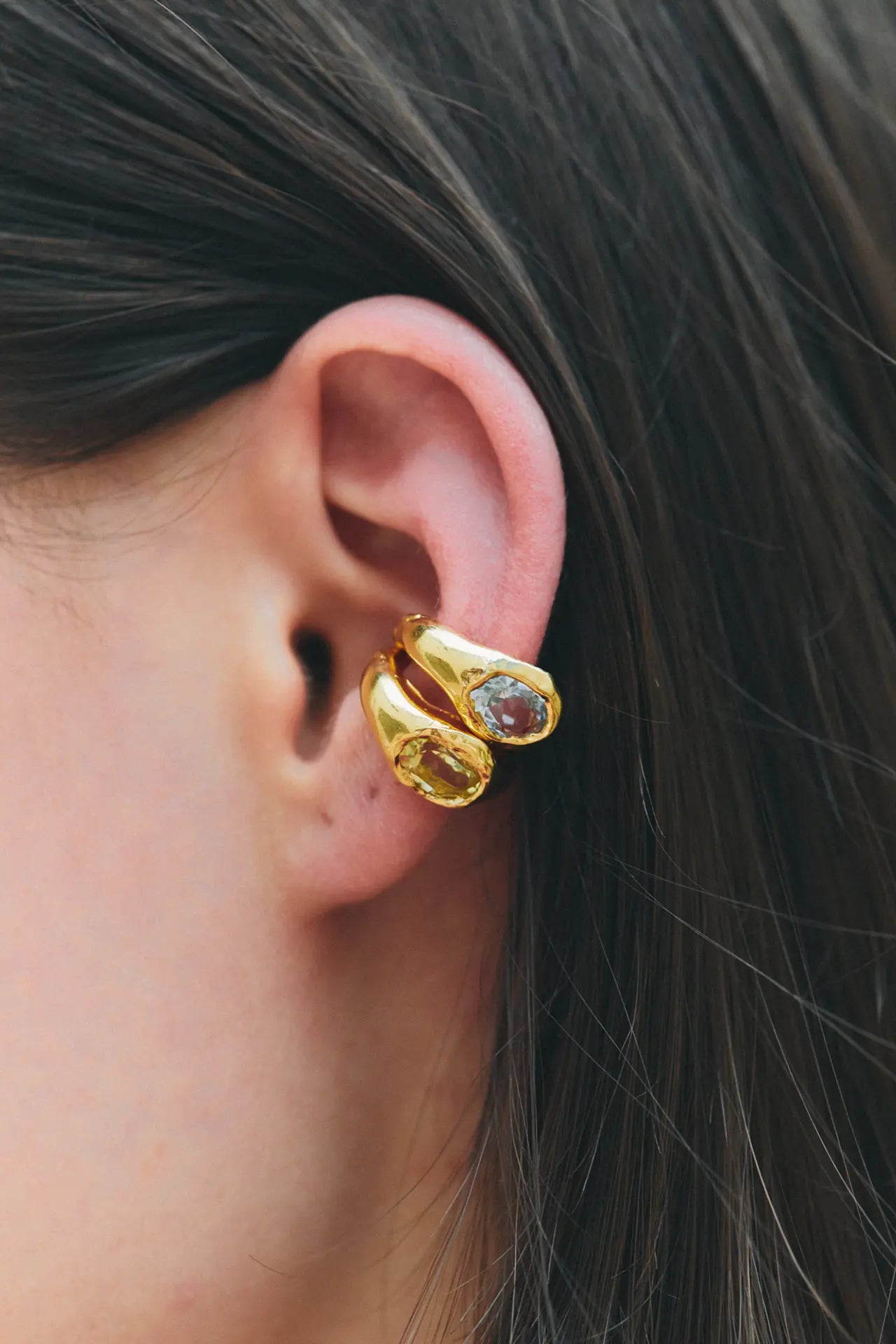 Faro Yellow Ear Cuff