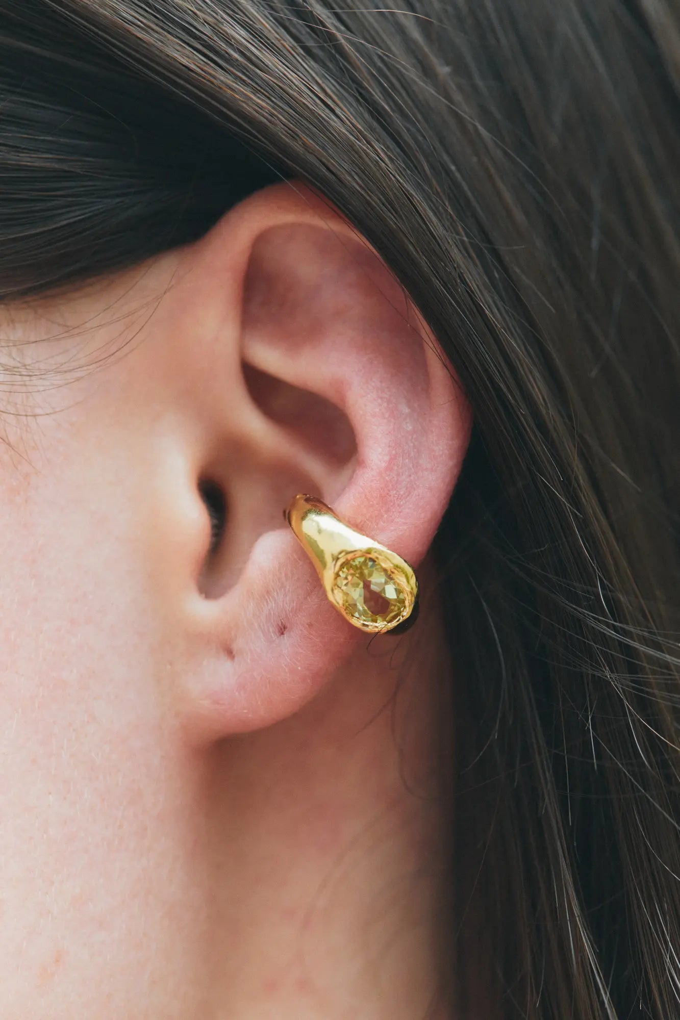 Faro Yellow Ear Cuff