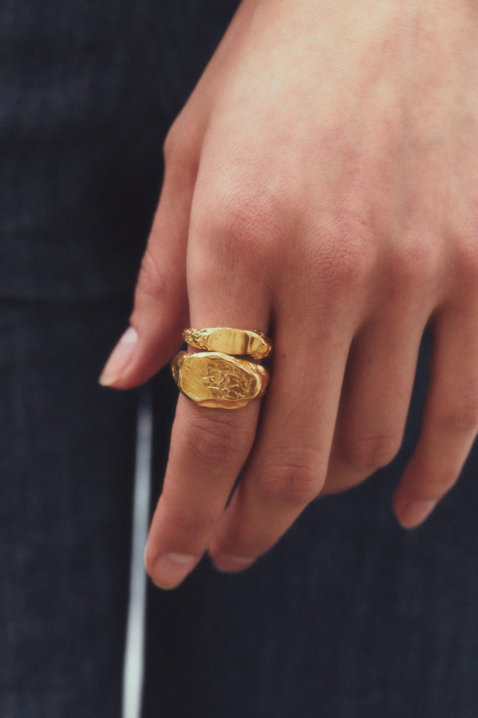 指輪・リング simuero Marco MARCO - Handmade gold plated ring | Simuero