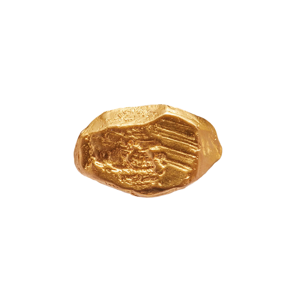 SELLO AGOSTO - Handmade gold plated ring | Simuero