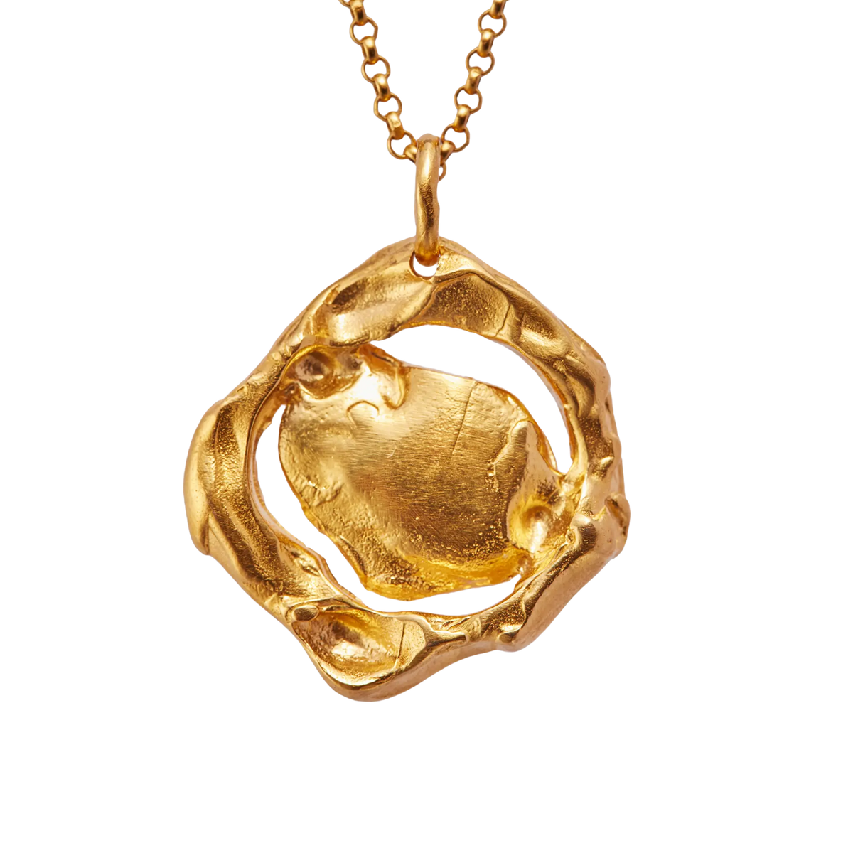 AMULETO - Handmade gold plated necklace | Simuero