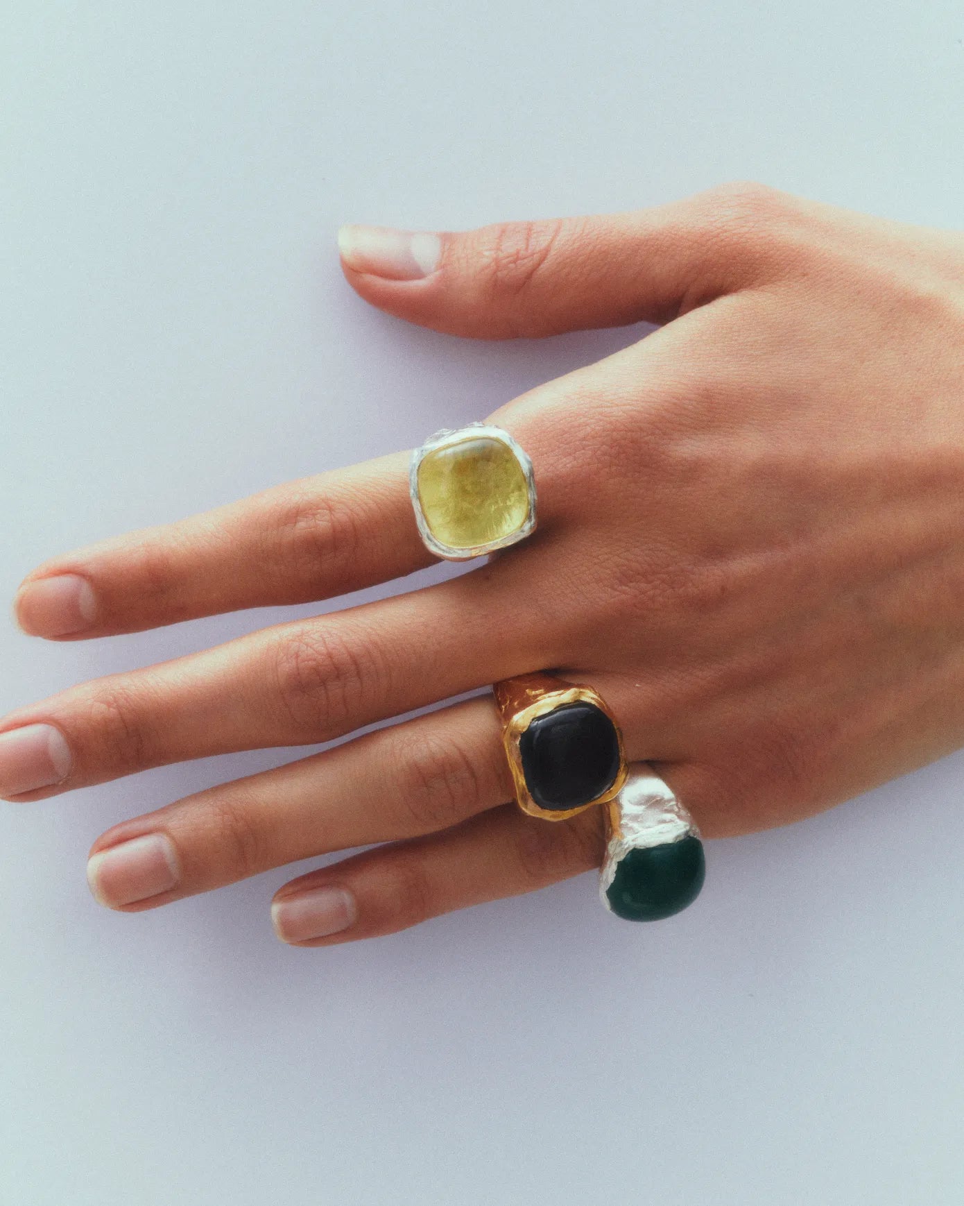 simuero ring boyabrown 18号 BOYA BROWN - Handmade gold plated ring | Simuero