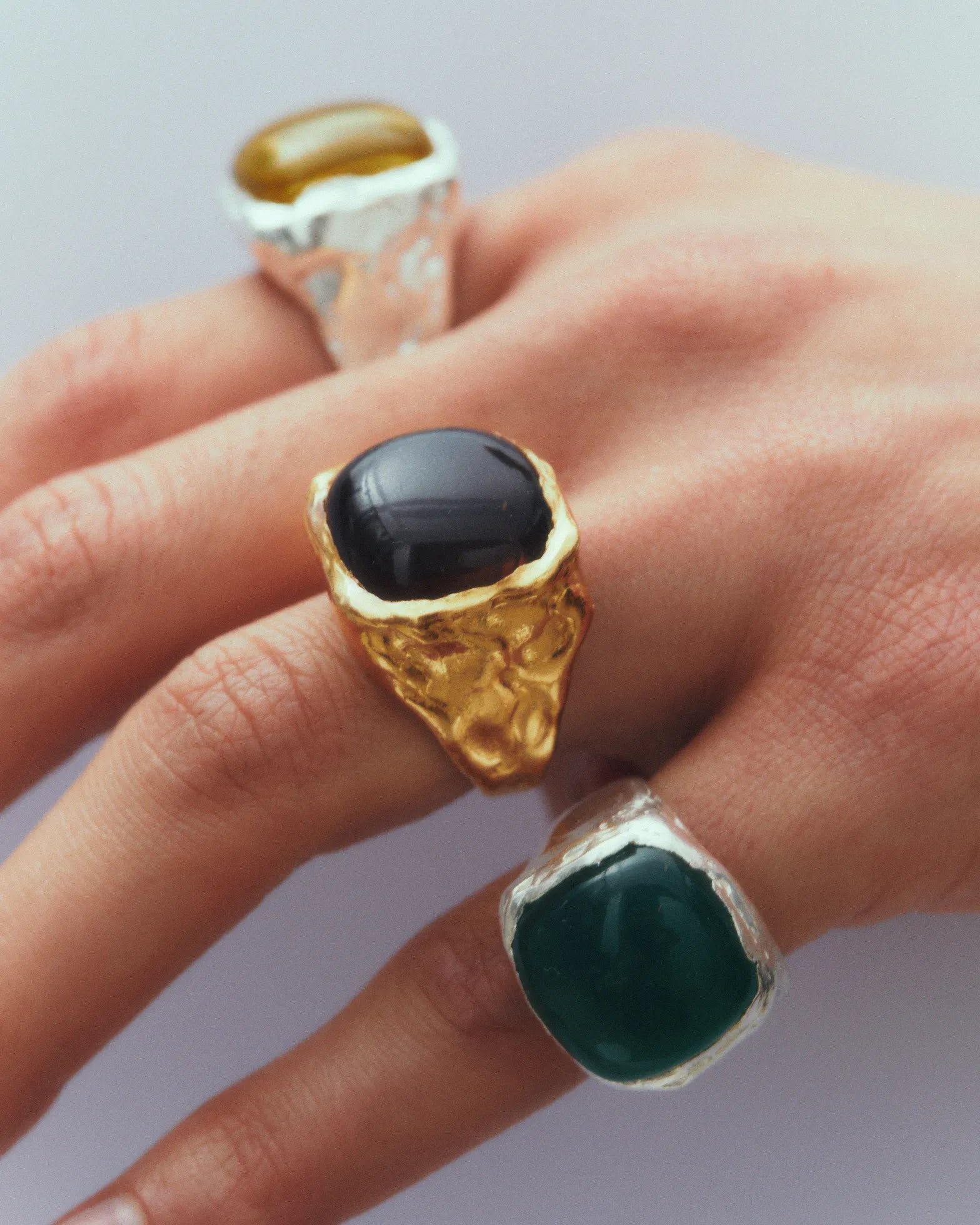 simuero ring boyabrown 18号 BOYA BROWN - Handmade gold plated ring | Simuero