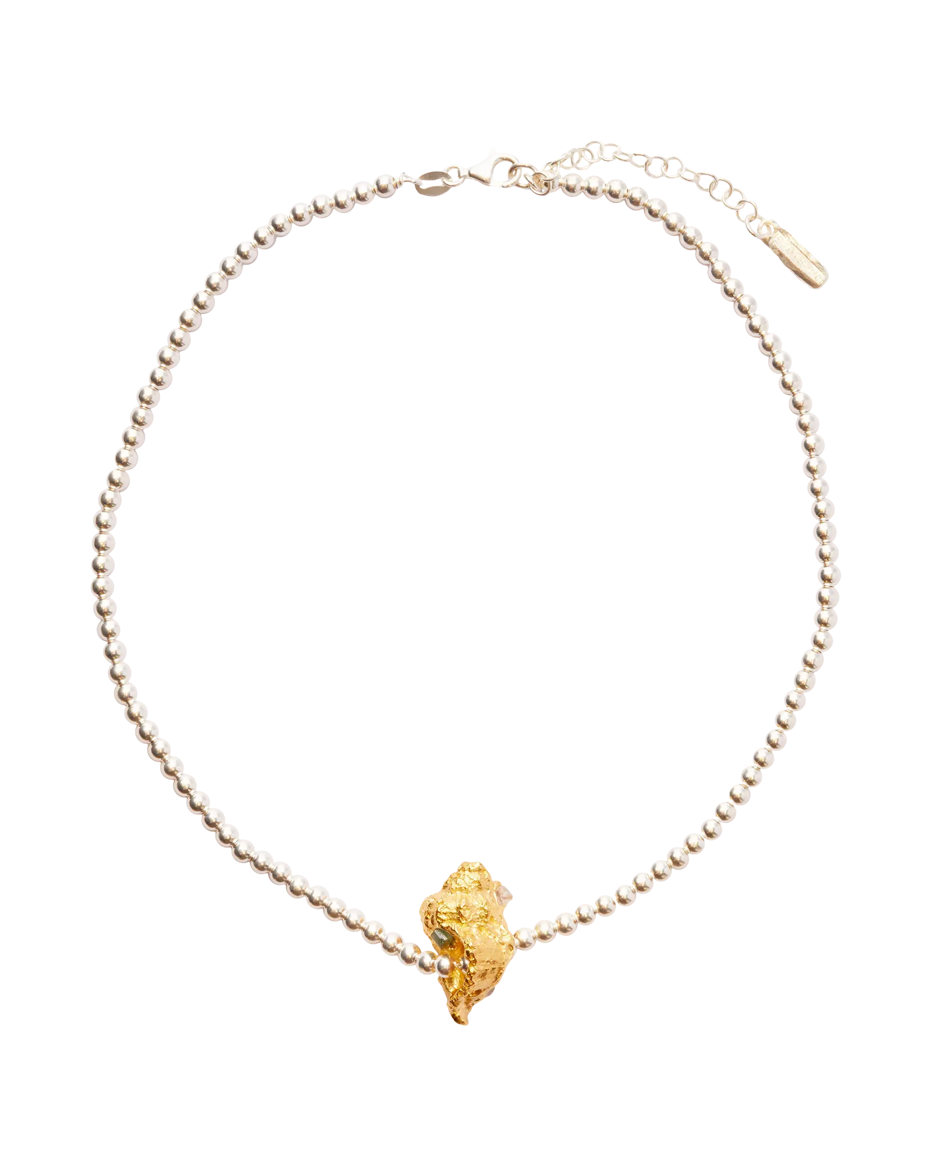 UNA CARACOLA BOLAS - Handmade gold plated necklace | Simuero