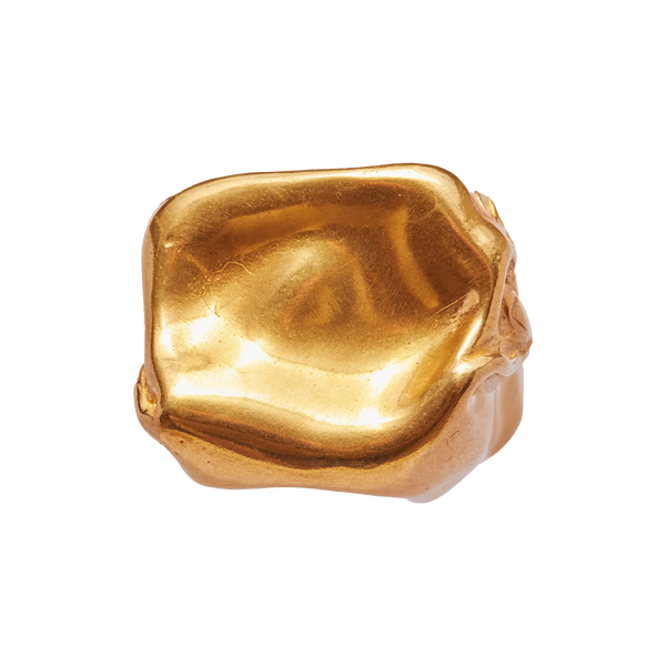 ESPEJO - Handmade gold plated ring | Simuero