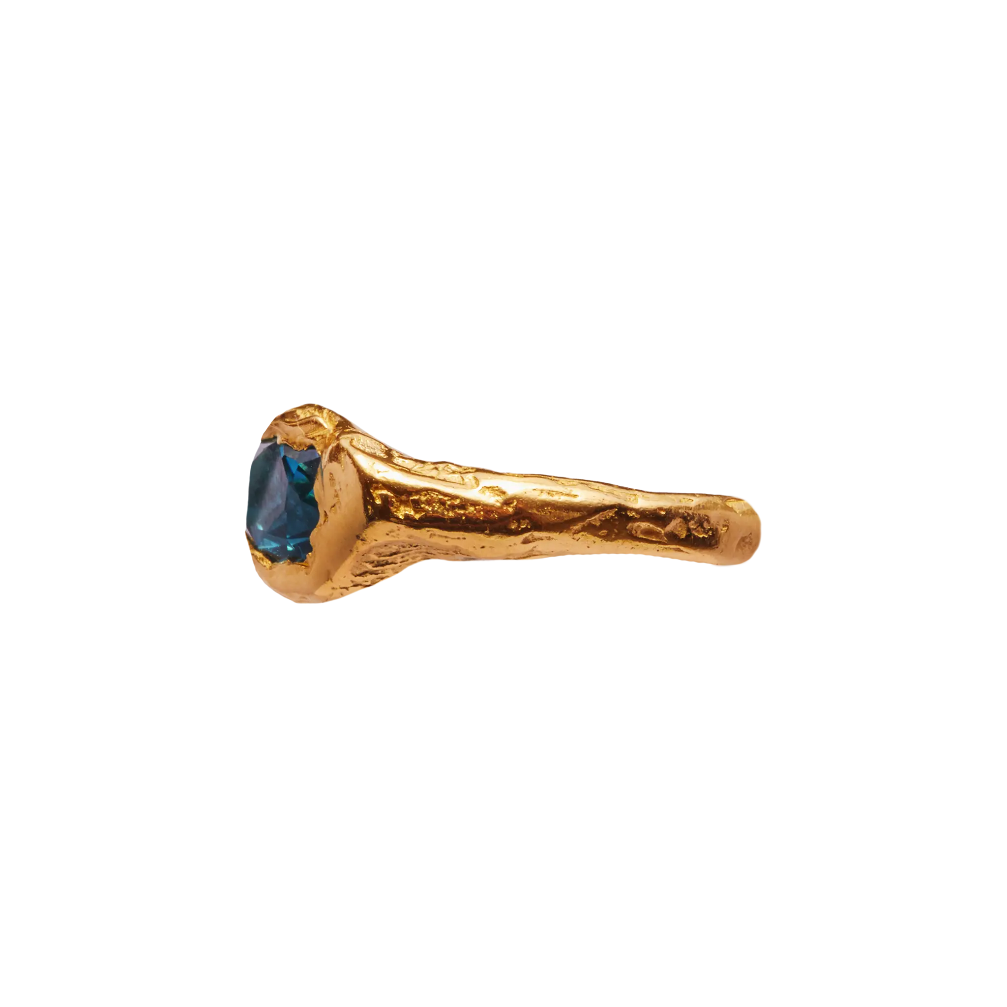 Faro Formentor: 18k Gold Ring with Topaz Cz | Simuero Faro Formentor: 18k Gold Ring with Topaz Cz | Simuero
