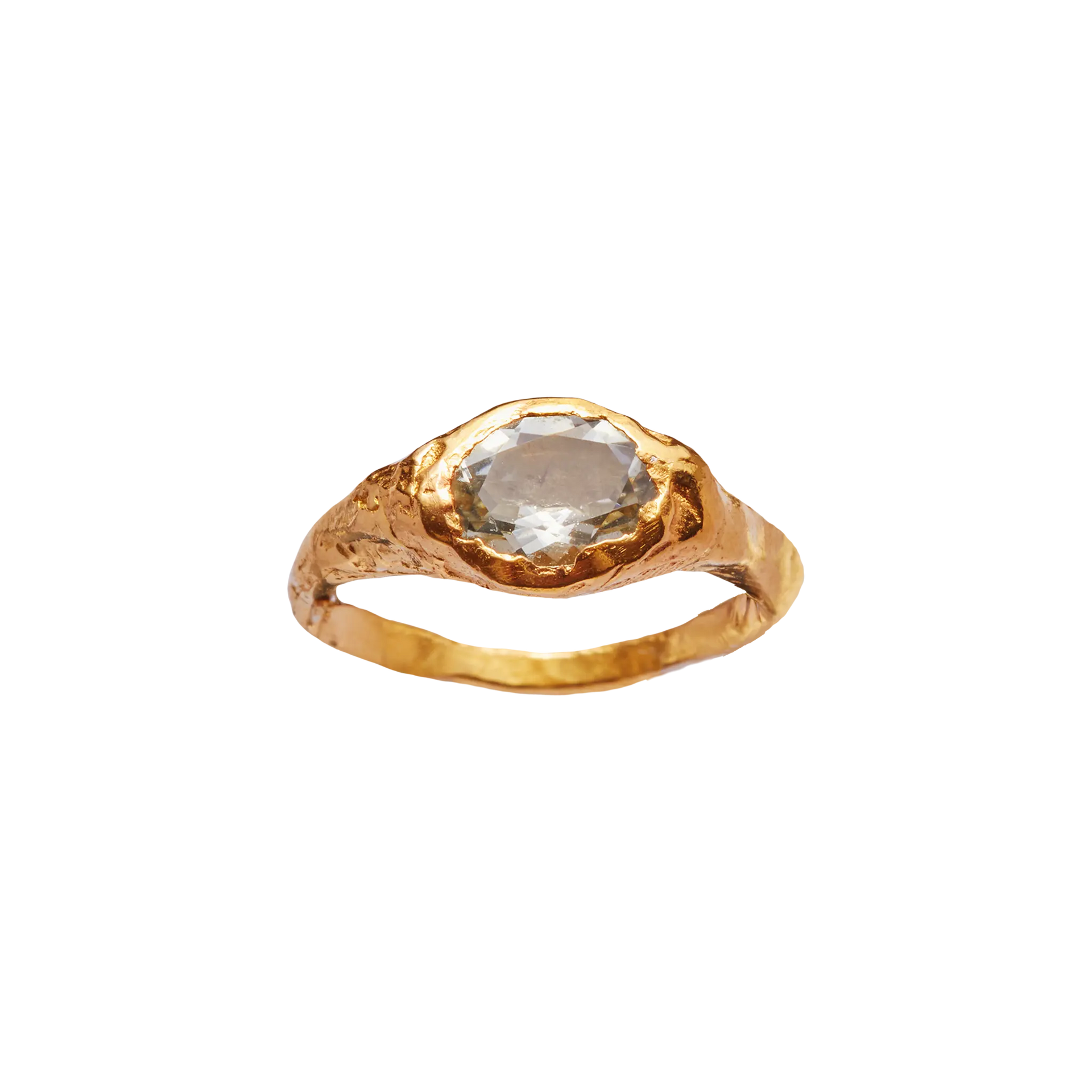 FARO LA MOLA - Handmade gold plated ring | Simuero FARO LA MOLA - Handmade gold plated ring | Simuero