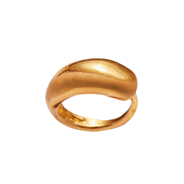 Gota: Handmade 18k Gold Vermeil Ring | Simuero