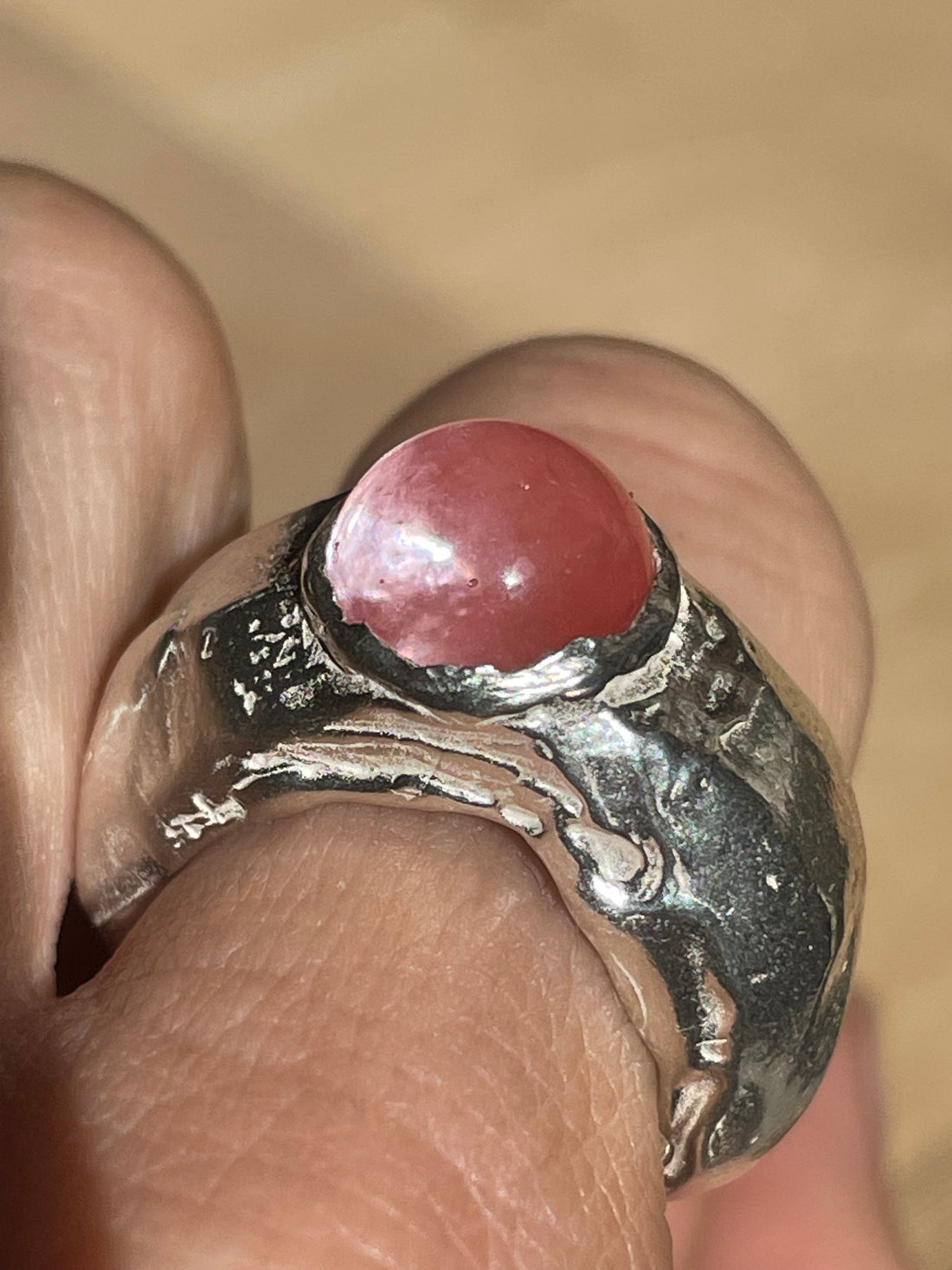 FRUTO CHERRY - Handmade silver ring | Simuero