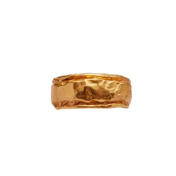 【スペイン発】Simuero Lorenzo Ring シルバー ゴールド 手作り LORENZO - Handmade gold plated ring | Simuero