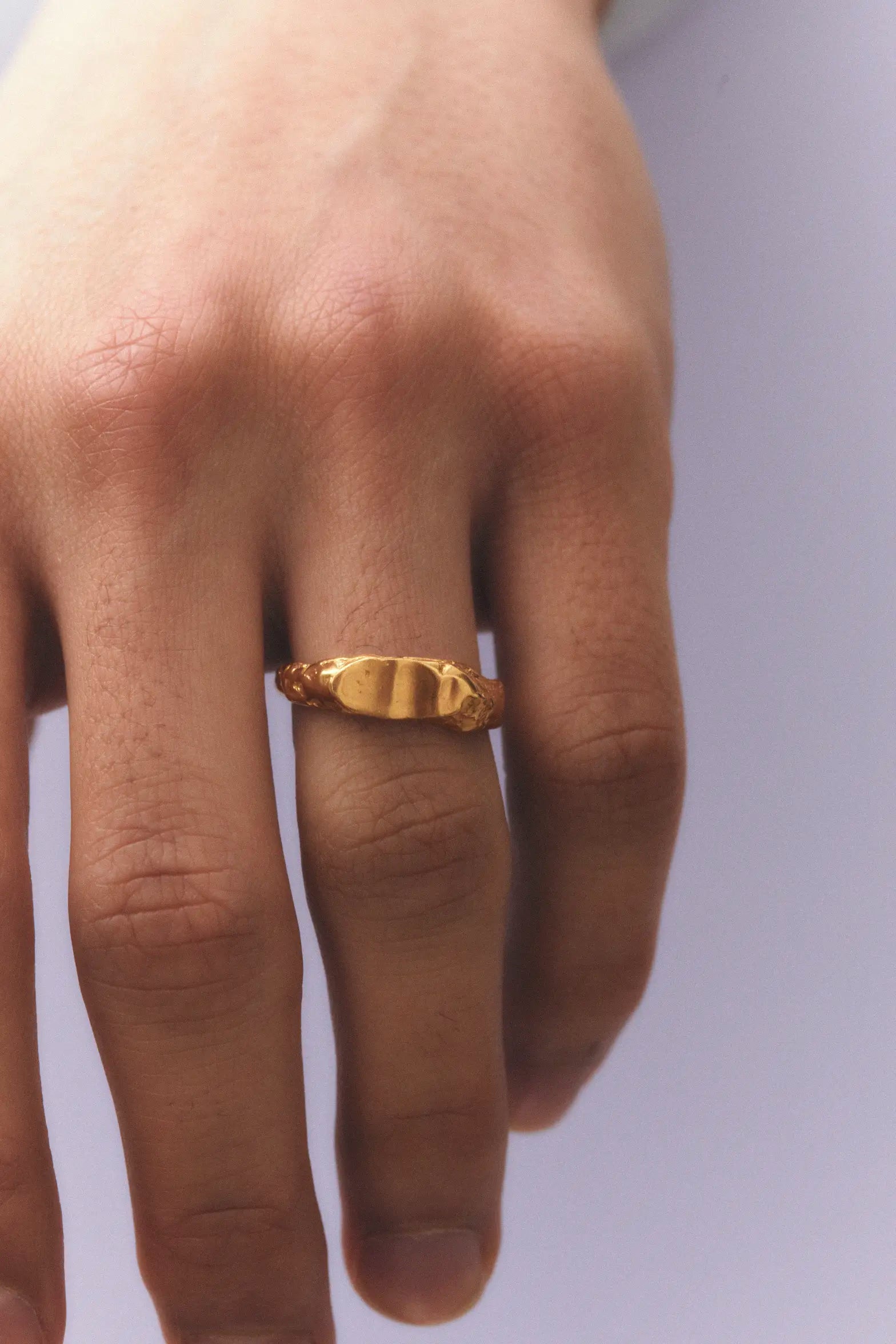 MARCO - Handmade gold plated ring | Simuero MARCO - Handmade gold plated ring | Simuero