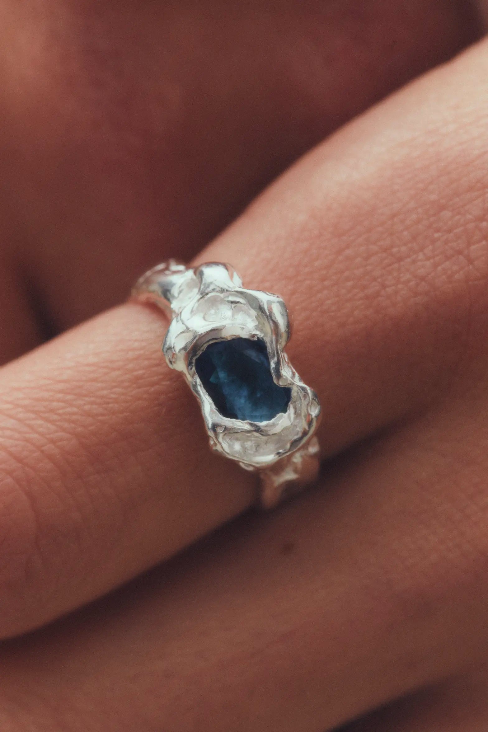 OLA BLUE - Handmade silver ring | Simuero OLA BLUE - Handmade silver ring | Simuero