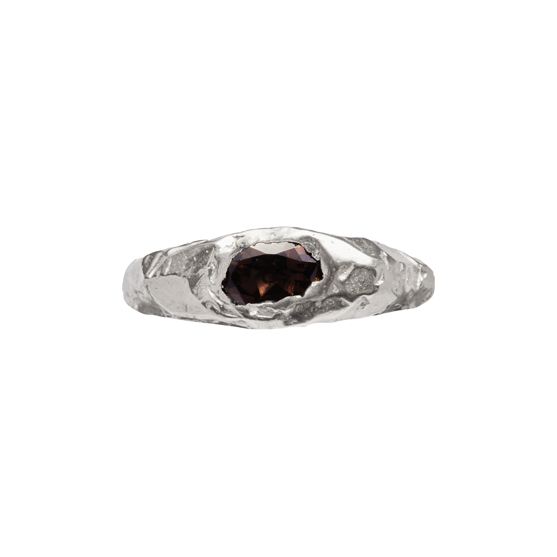 POLO BROWN - Handmade silver ring | Simuero