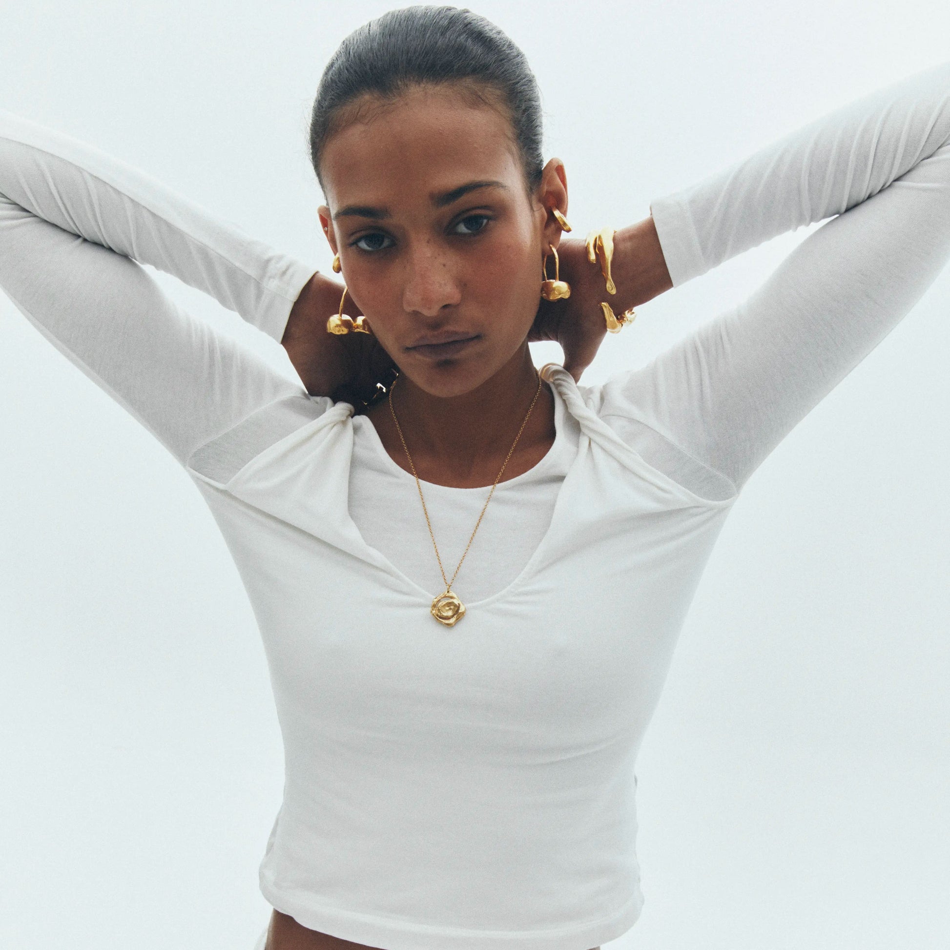 AMULETO - Handmade gold plated necklace | Simuero AMULETO - Handmade gold plated necklace | Simuero