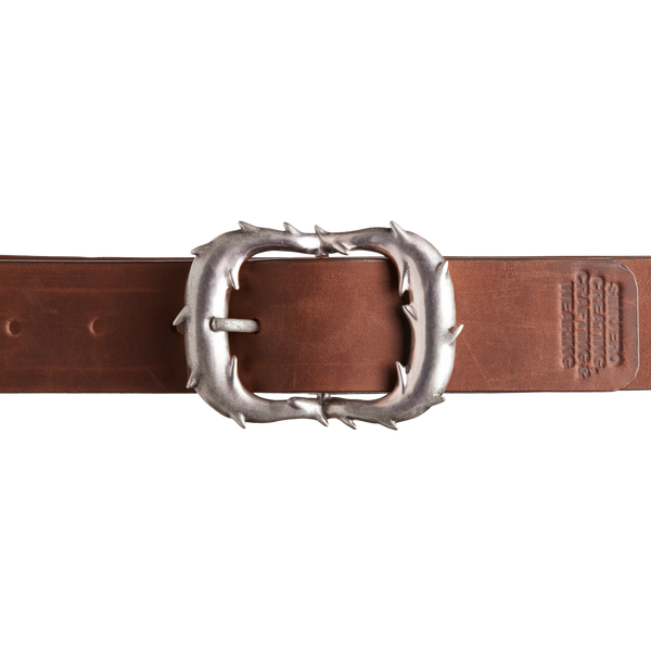 ESPINA BELT - Handmade leather belt with silver buckle | Simuero