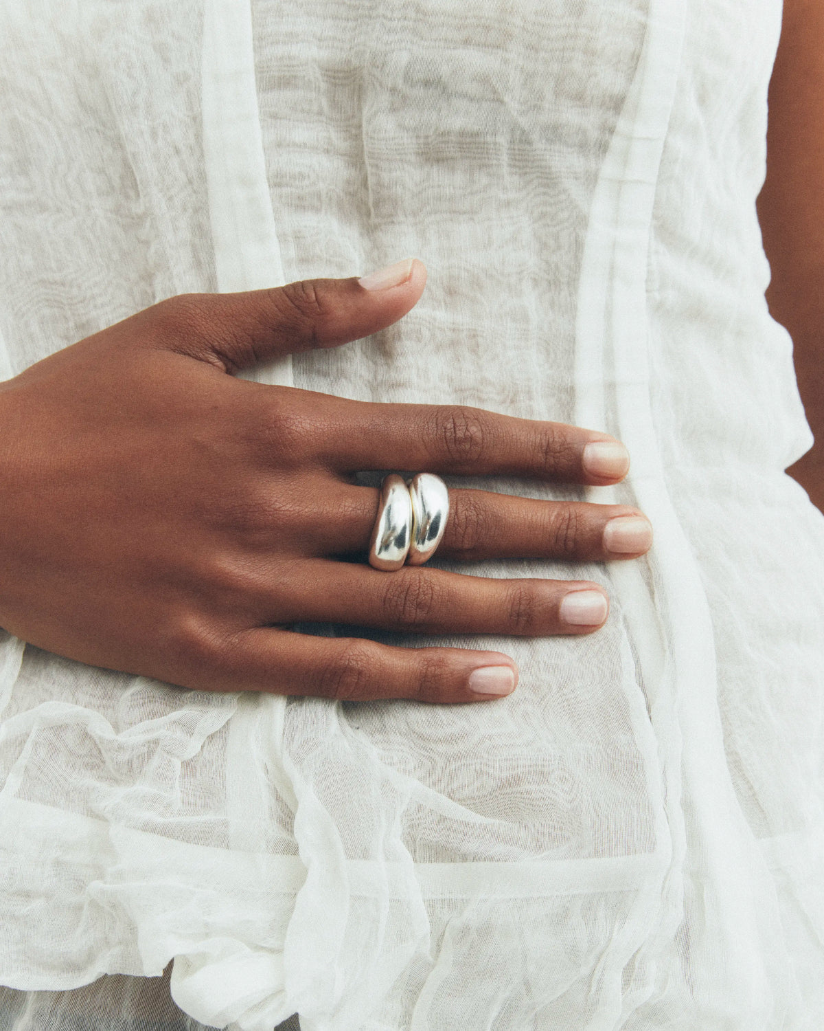 Gota: Handmade Recycled Silver Ring | Simuero