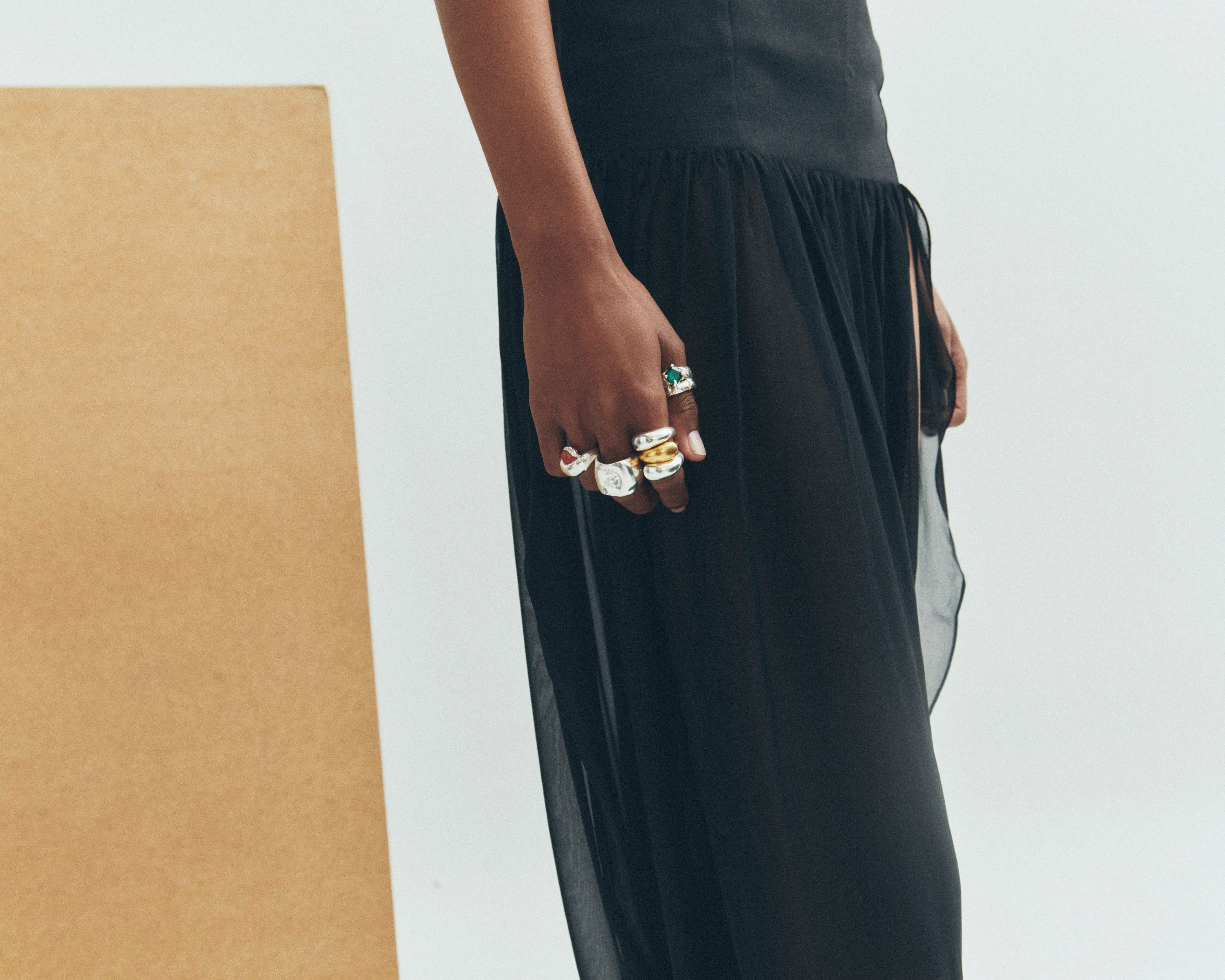 Gota: Handmade 18k Gold Vermeil Ring | Simuero