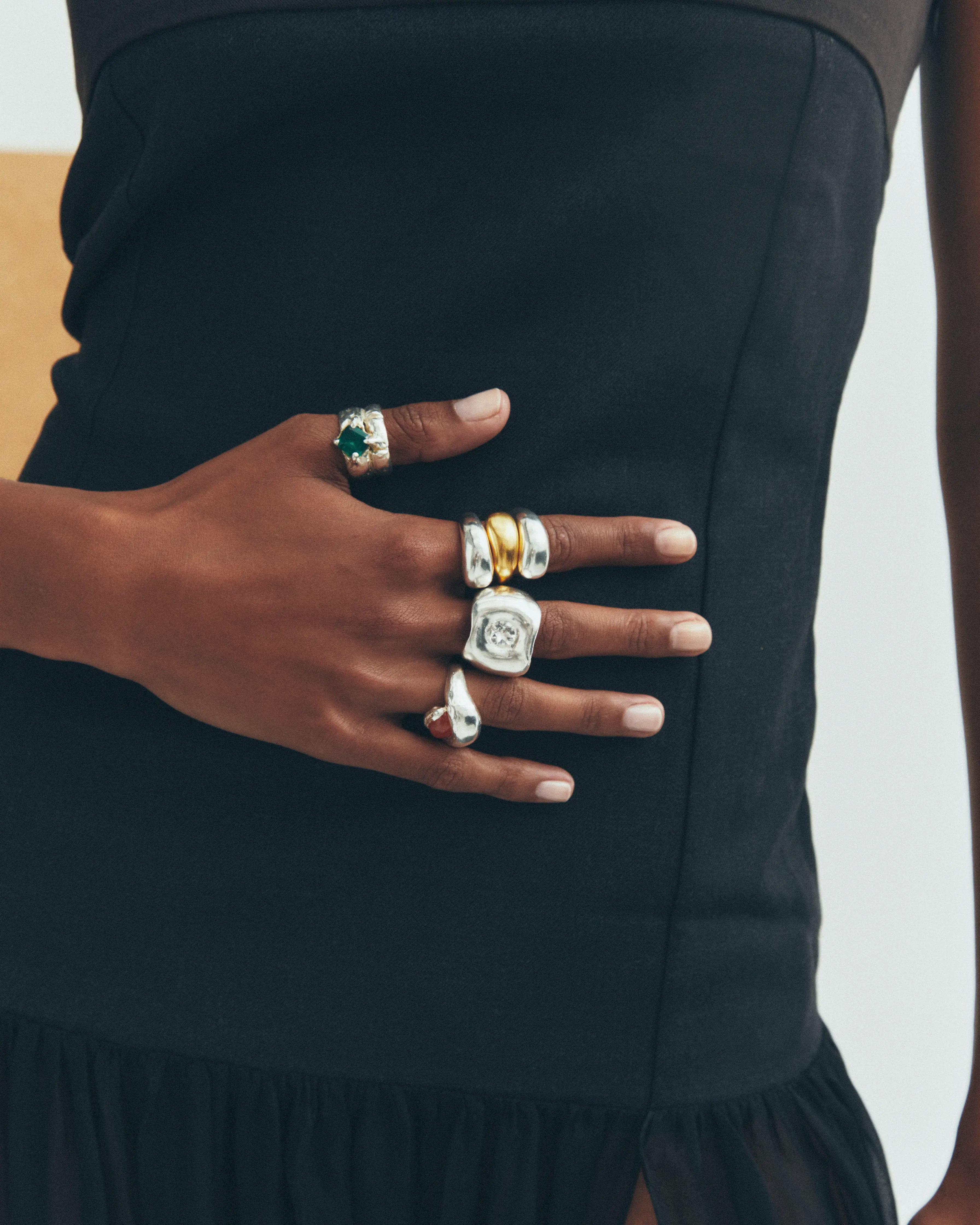 Gota: Handmade 18k Gold Vermeil Ring | Simuero Gota: Handmade 18k Gold Vermeil Ring | Simuero