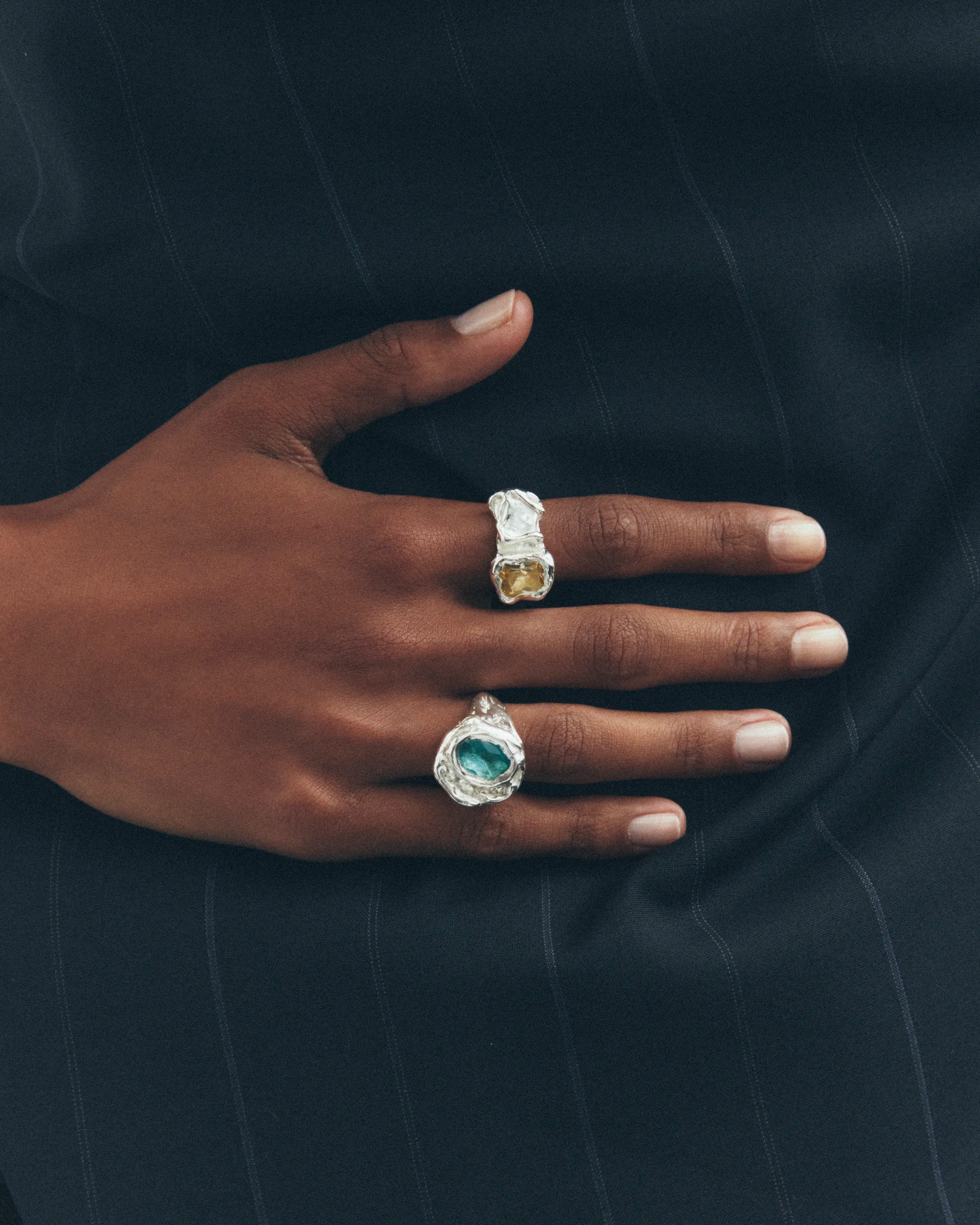 LAGO - Handmade silver ring | Simuero