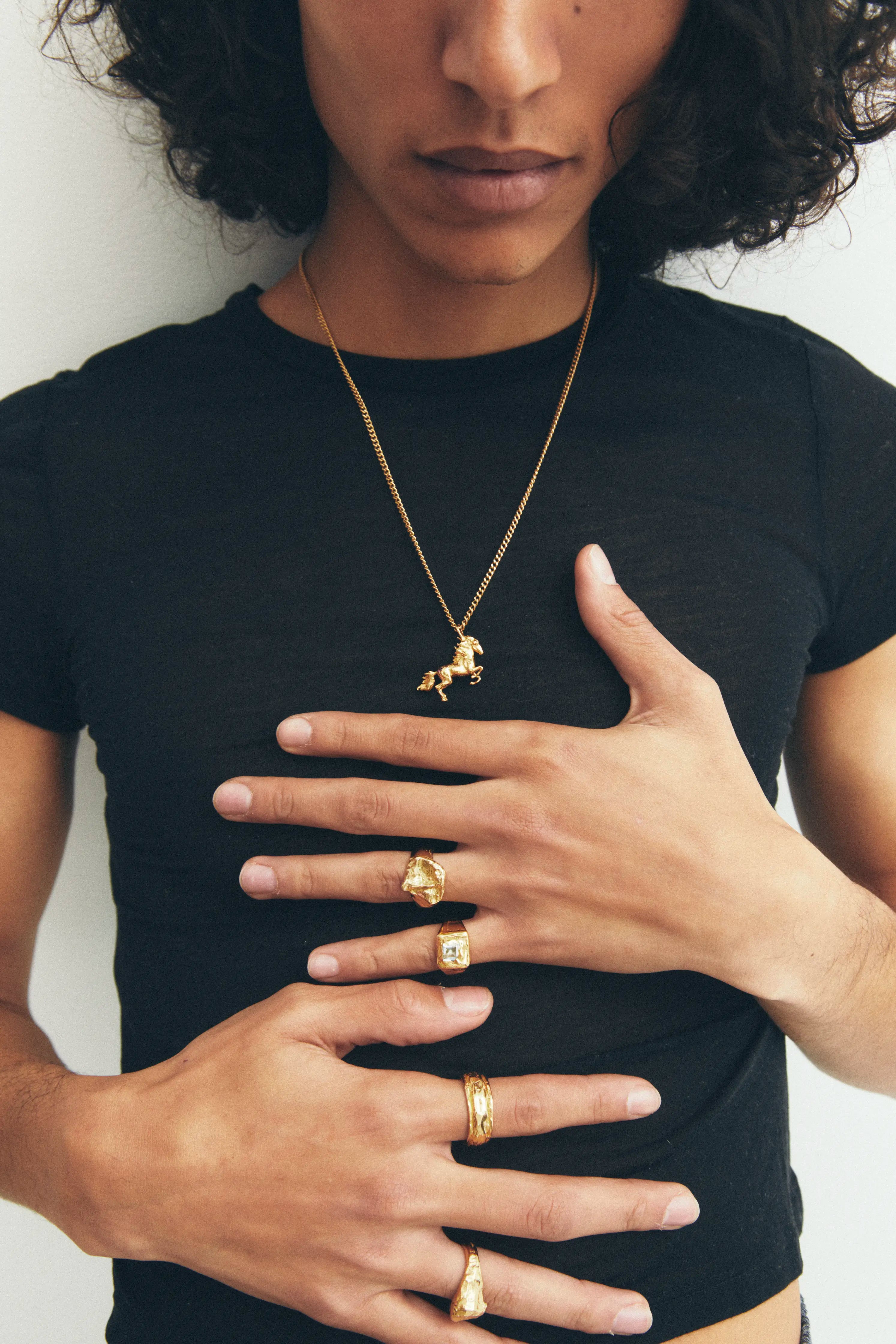 LORENZO - Handmade gold plated ring | Simuero