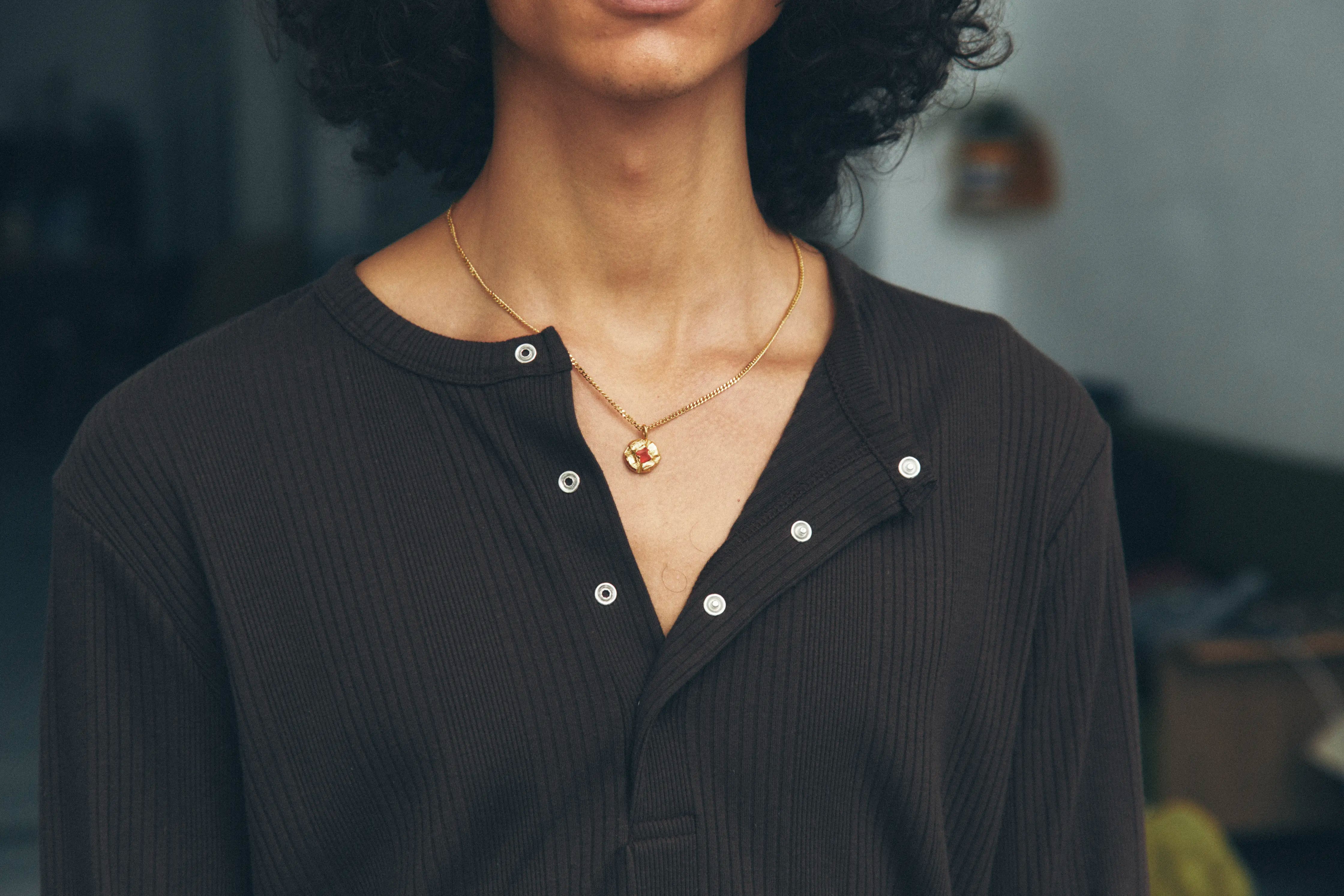 アクセサリー simuero Norte Necklace NORTE - Handmade gold plated necklace | Simuero