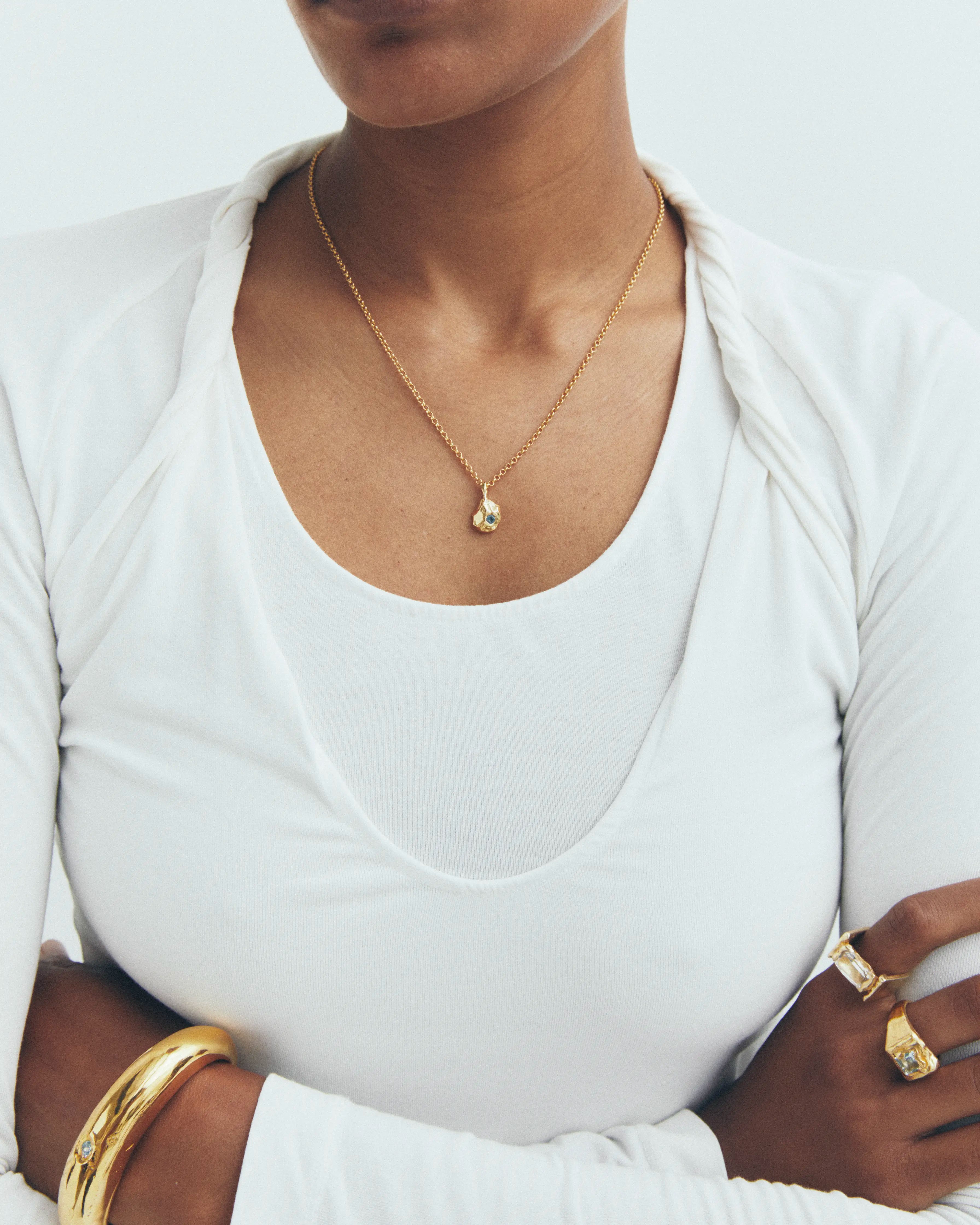 POR UN PERRO - Handmade gold plated necklace | Simuero POR UN PERRO - Handmade gold plated necklace | Simuero