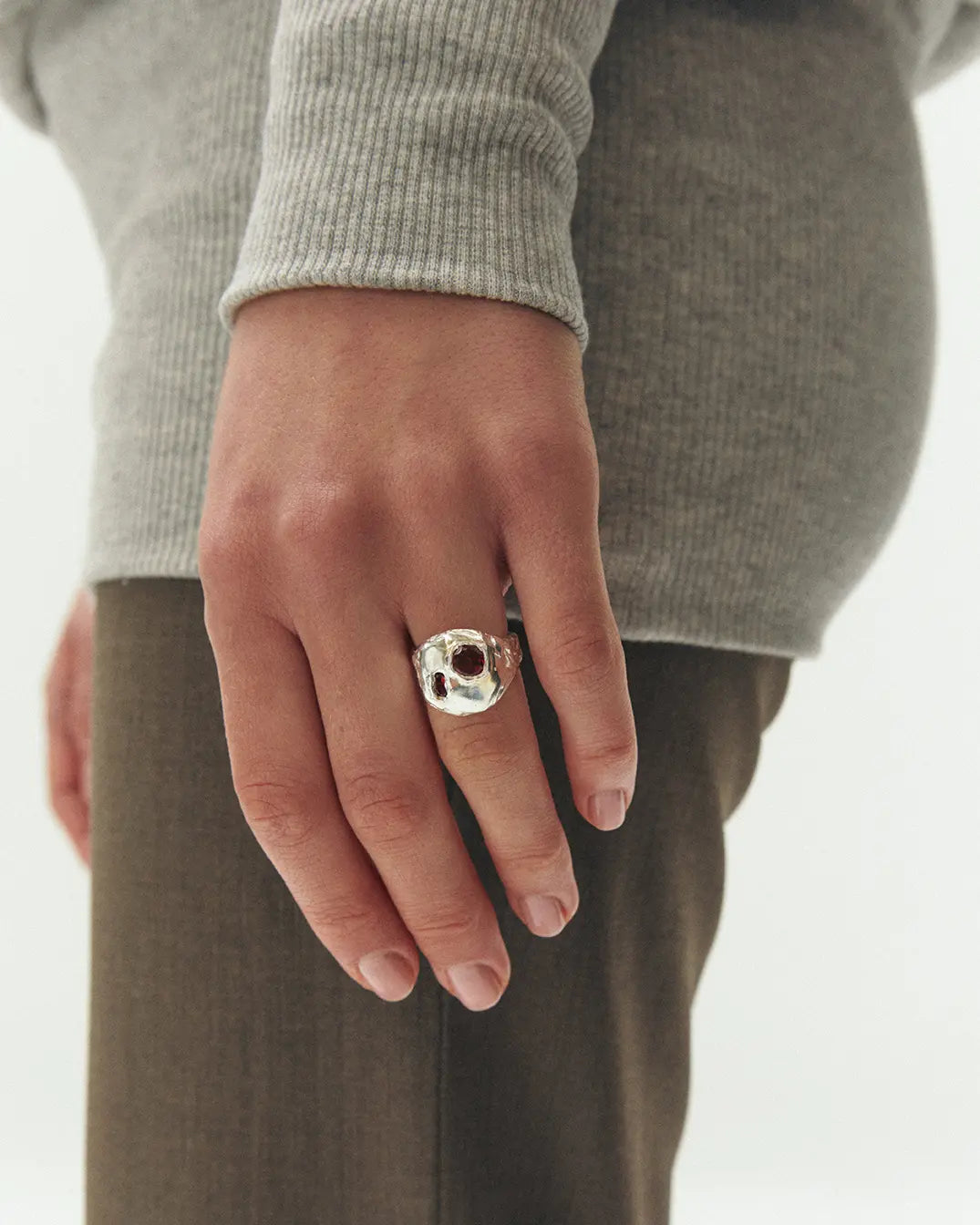 シムエロ　シルバーリング　simuero COCO - Handmade silver ring | Simuero