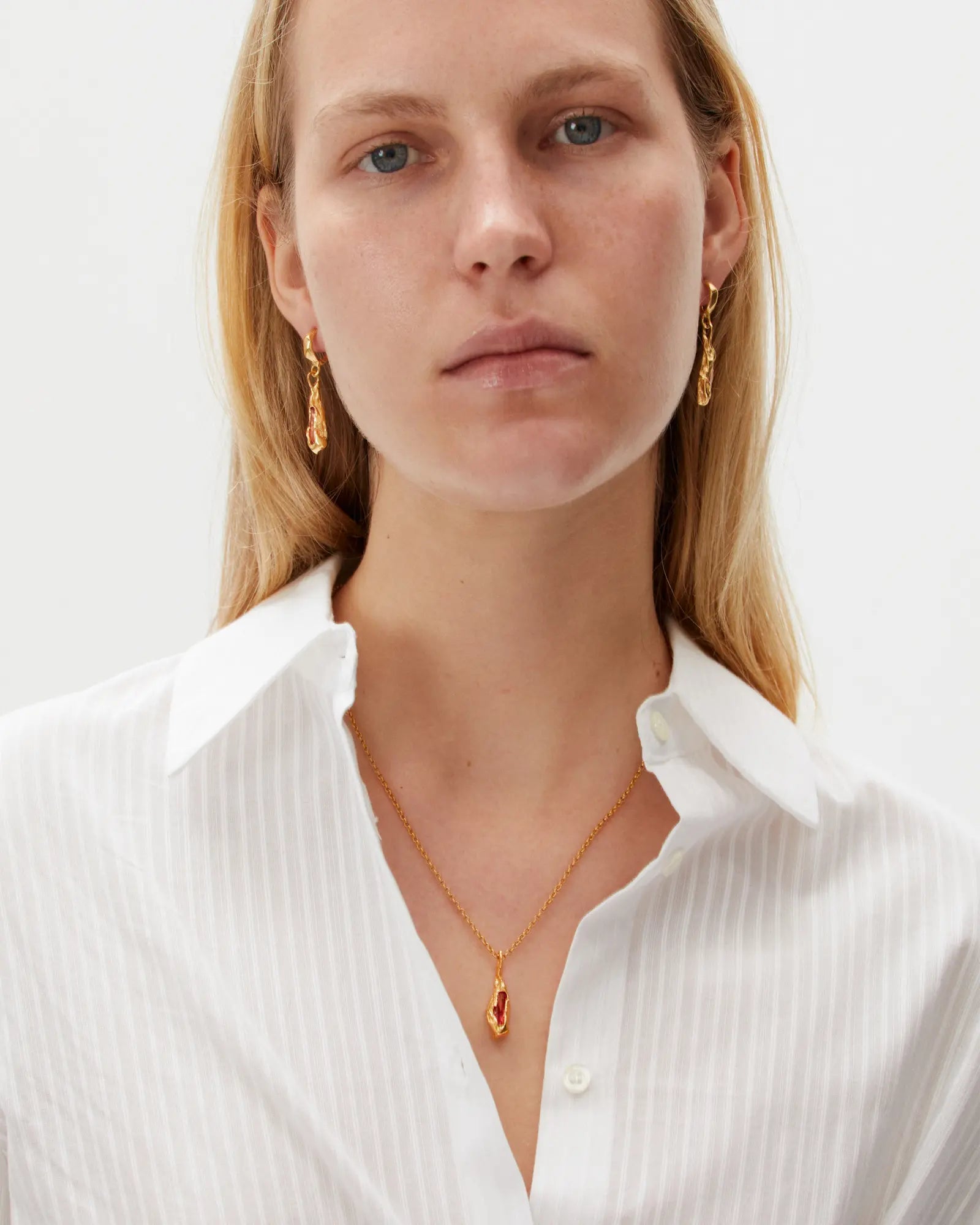 NARANJA - Handmade gold plated necklace | Simuero