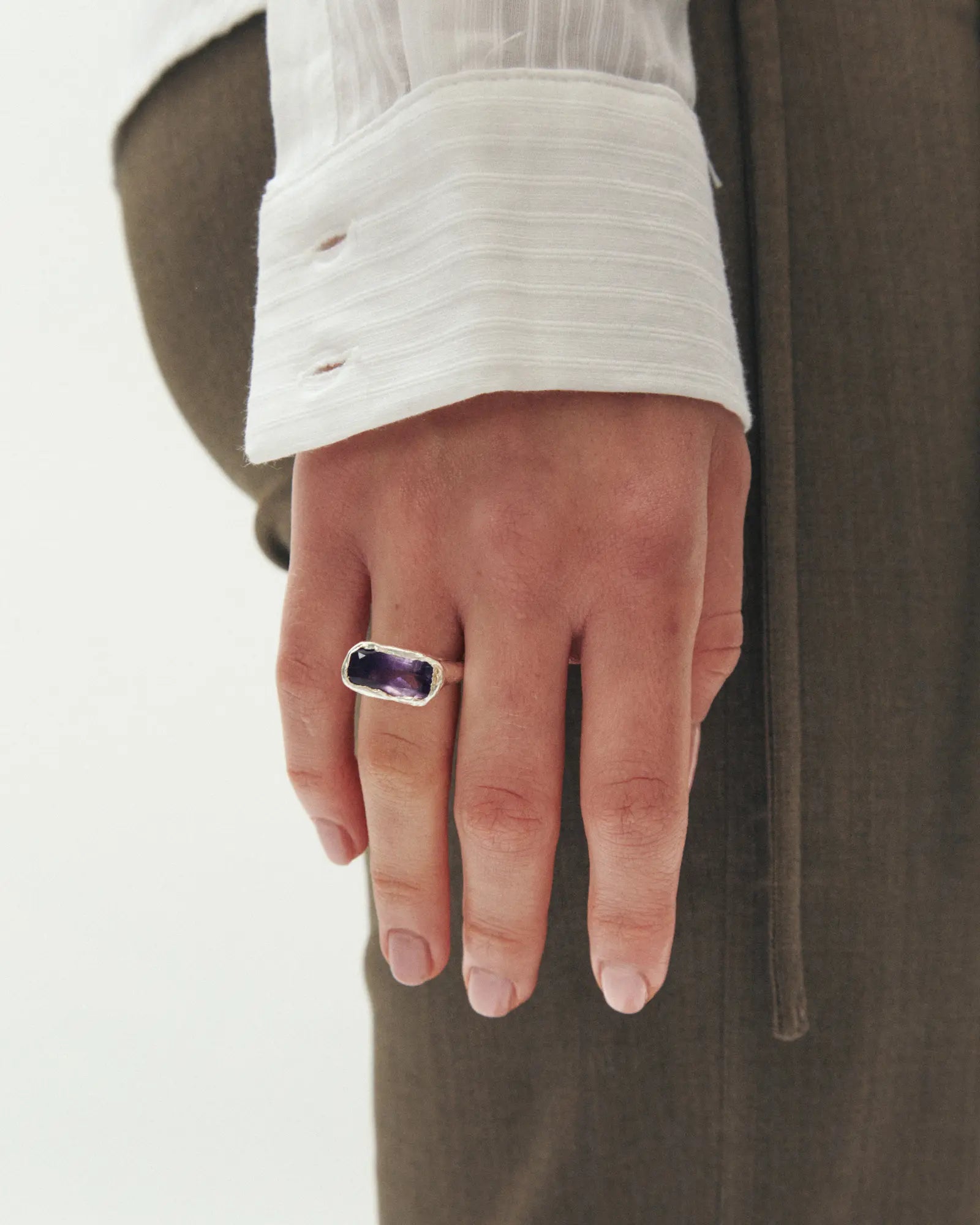 Febrero - Handmade silver ring | Simuero