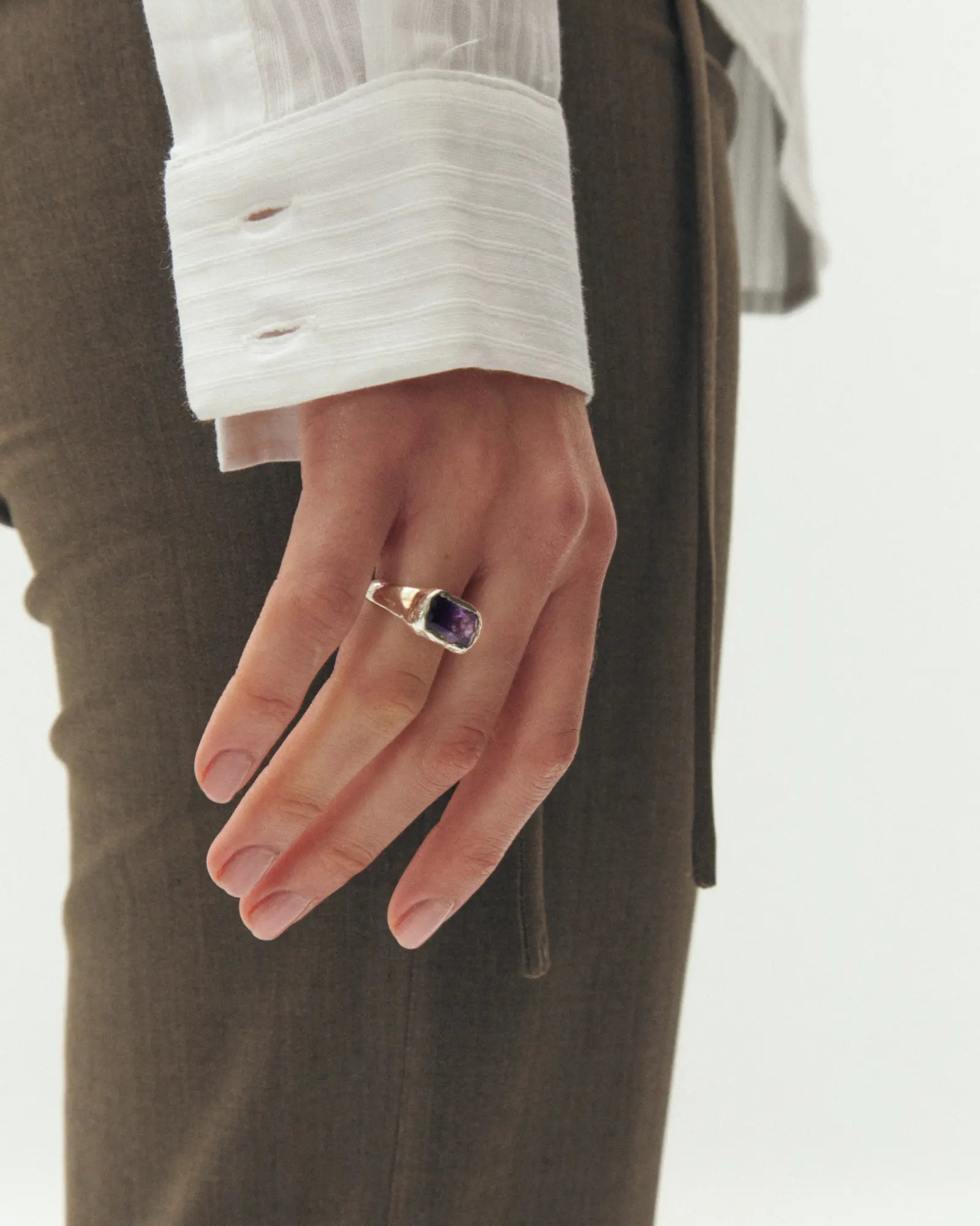 Febrero - Handmade silver ring | Simuero