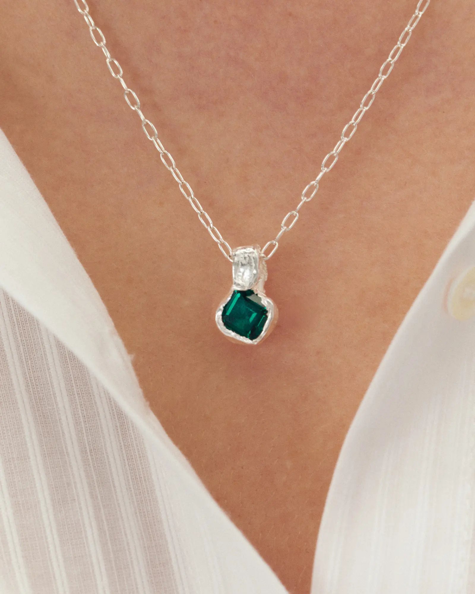 MAYO - Handmade silver necklace | Simuero