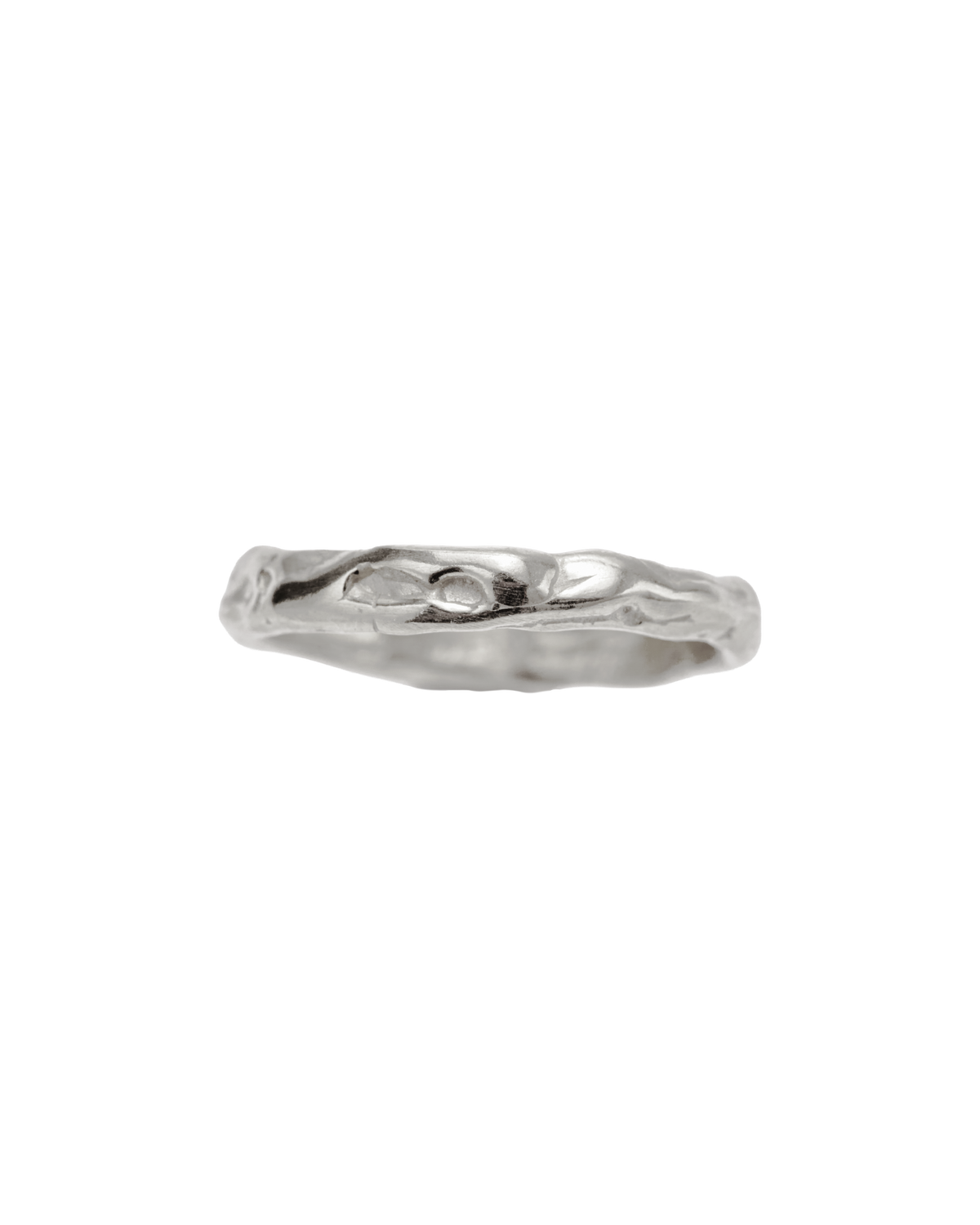 Promesa Bold Band Oro Blanco
