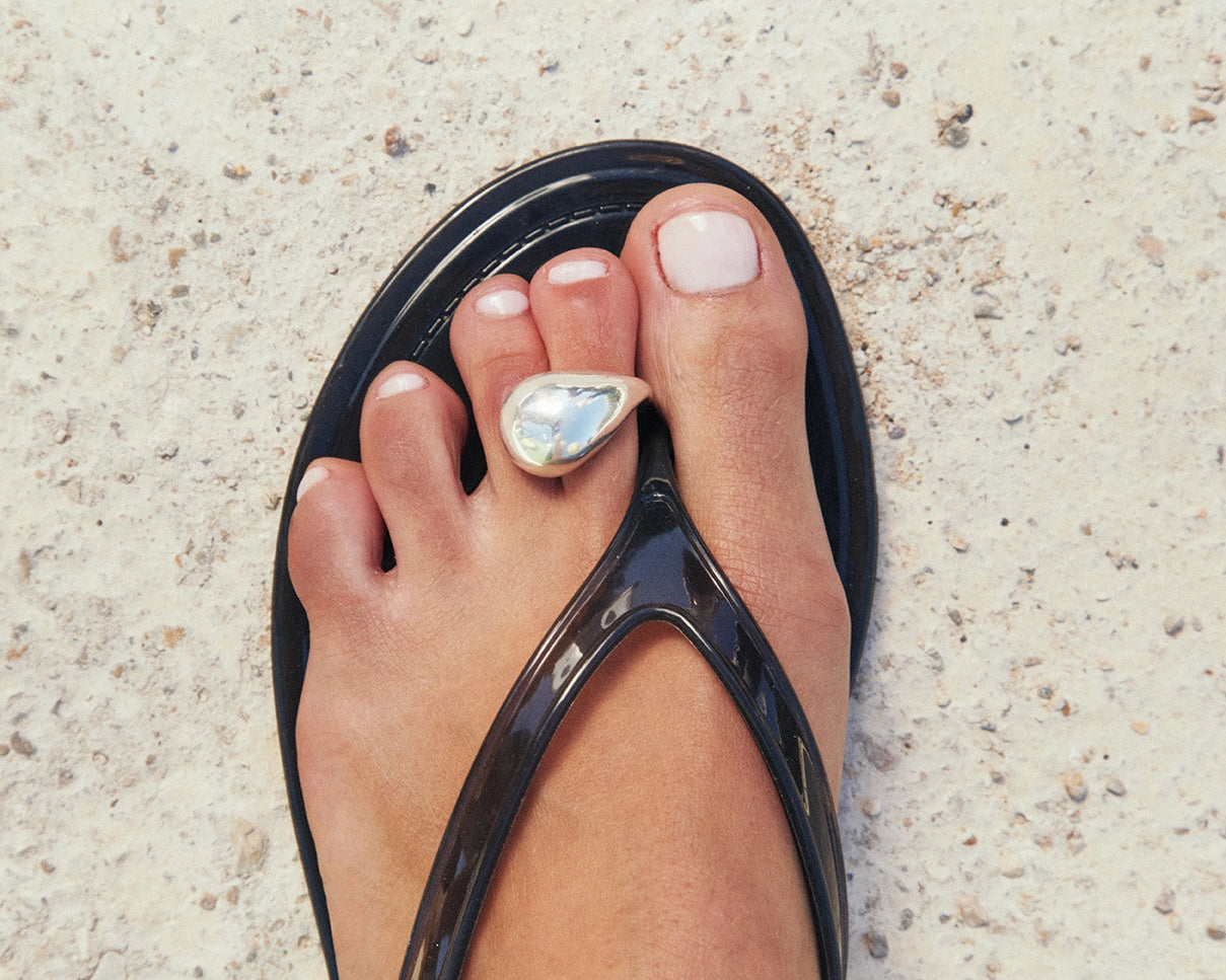 Boa Toe: Handmade Silver Toe Ring | Simuero