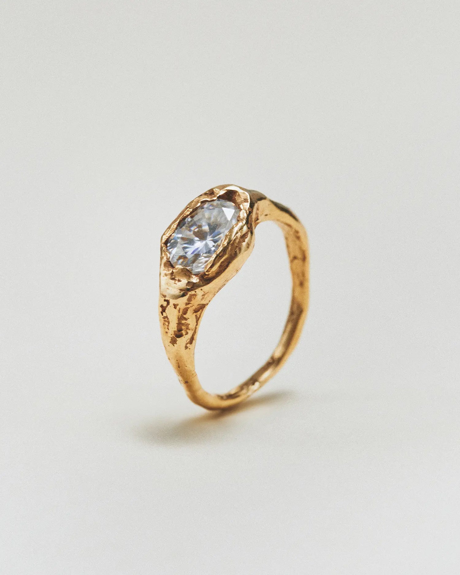 Faro 1ct Diamond - Handmade solid gold ring | SIMUERO – Simuero