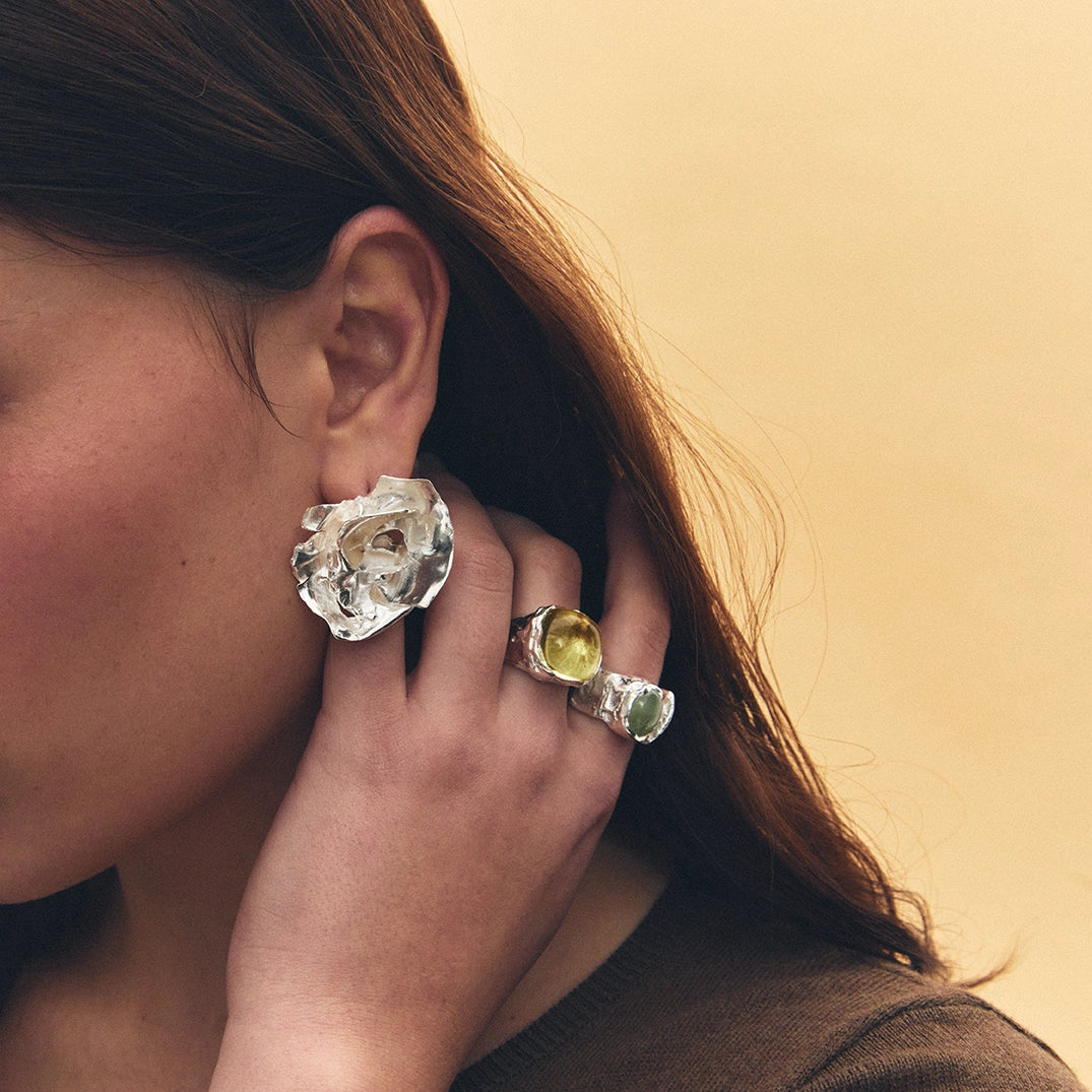 BOYA YELLOW - Handmade silver ring | Simuero