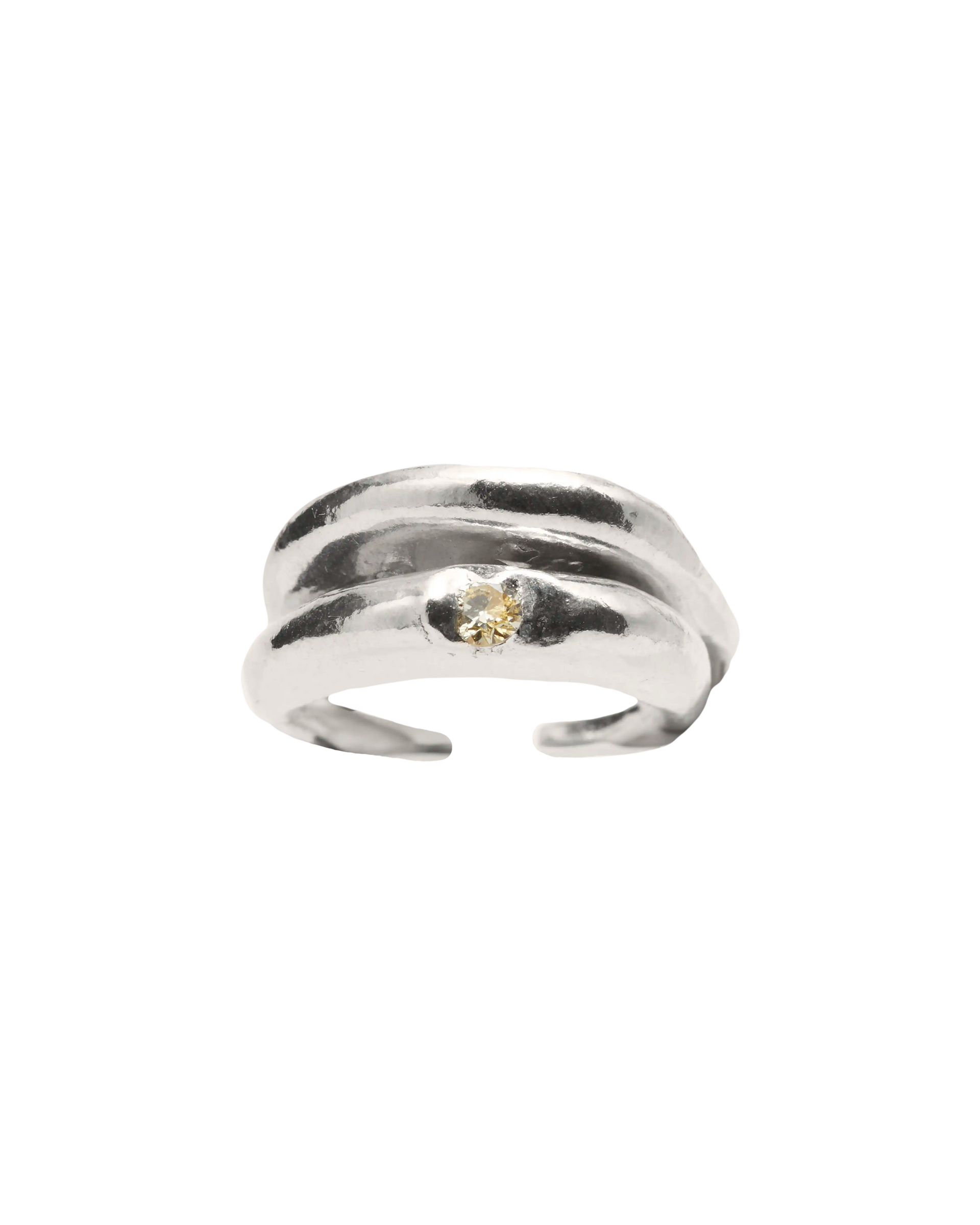 SOL Y SOMBRA - Handmade silver toe ring | Simuero