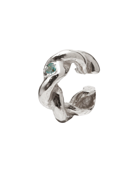 TRENZA - Handmade silver ear cuff | Simuero